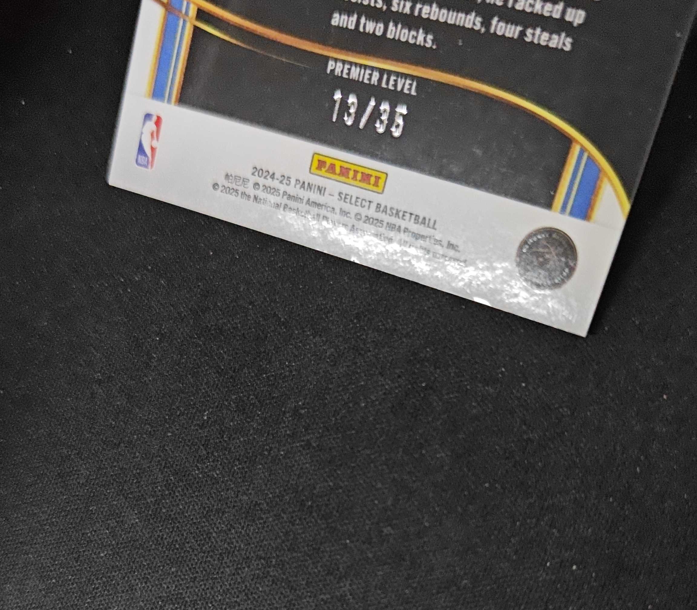 2024-25 Panini Select Jalen Williams 【SC拍卖】SE 雷霆 杰伦威廉姆斯 13/35编 白圈圈 瑕疵如图 收藏必备(我科)