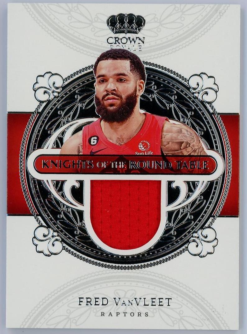 2022-23 Panini Crown Royale Fred VanVleet 弗雷德范弗利特 皇冠 亲穿 球衣 物料 猛龙 范乔丹 卡品如图 0KM4/11.9