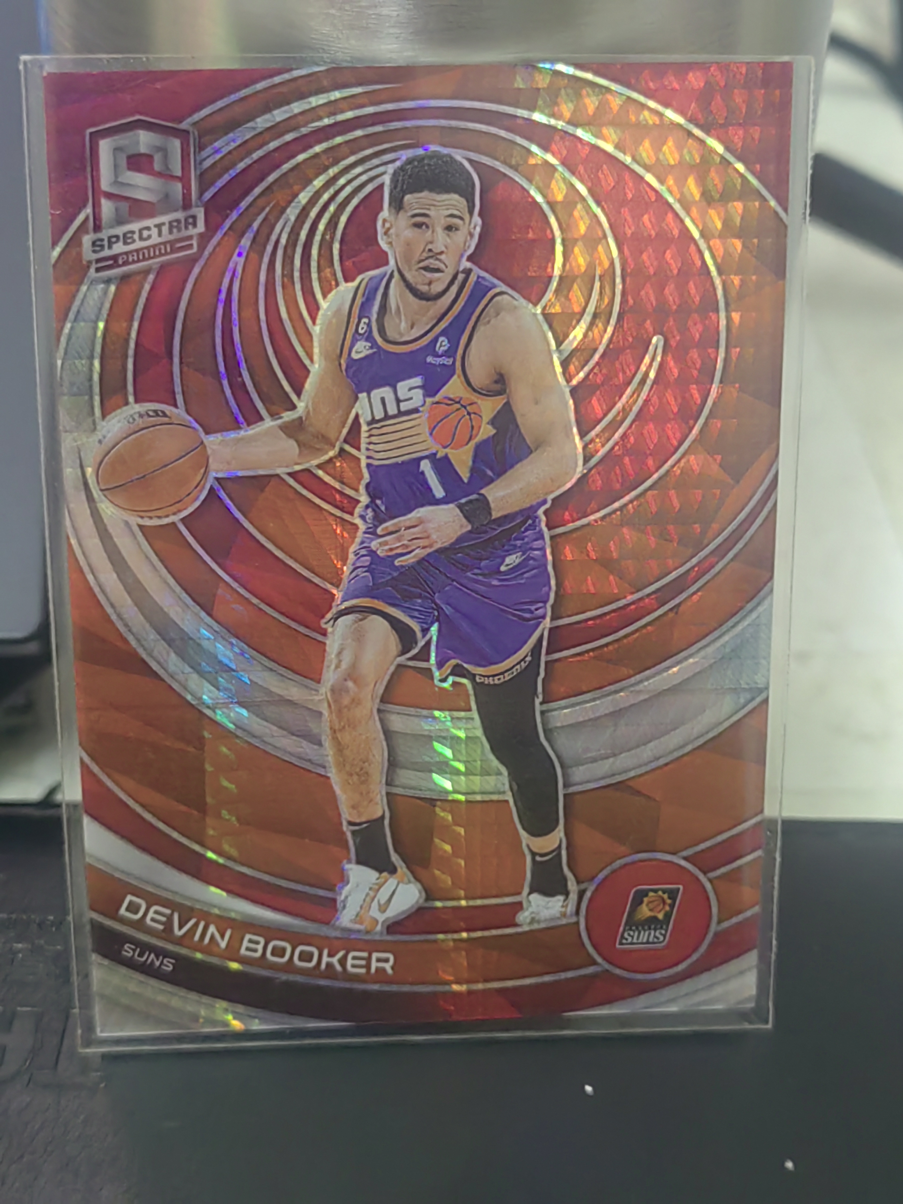 2022-23 Panini Spectra Devin Booker 光谱 hyper折 德文 布克 太阳 篮 白边白角 不保卡品 卡品如图