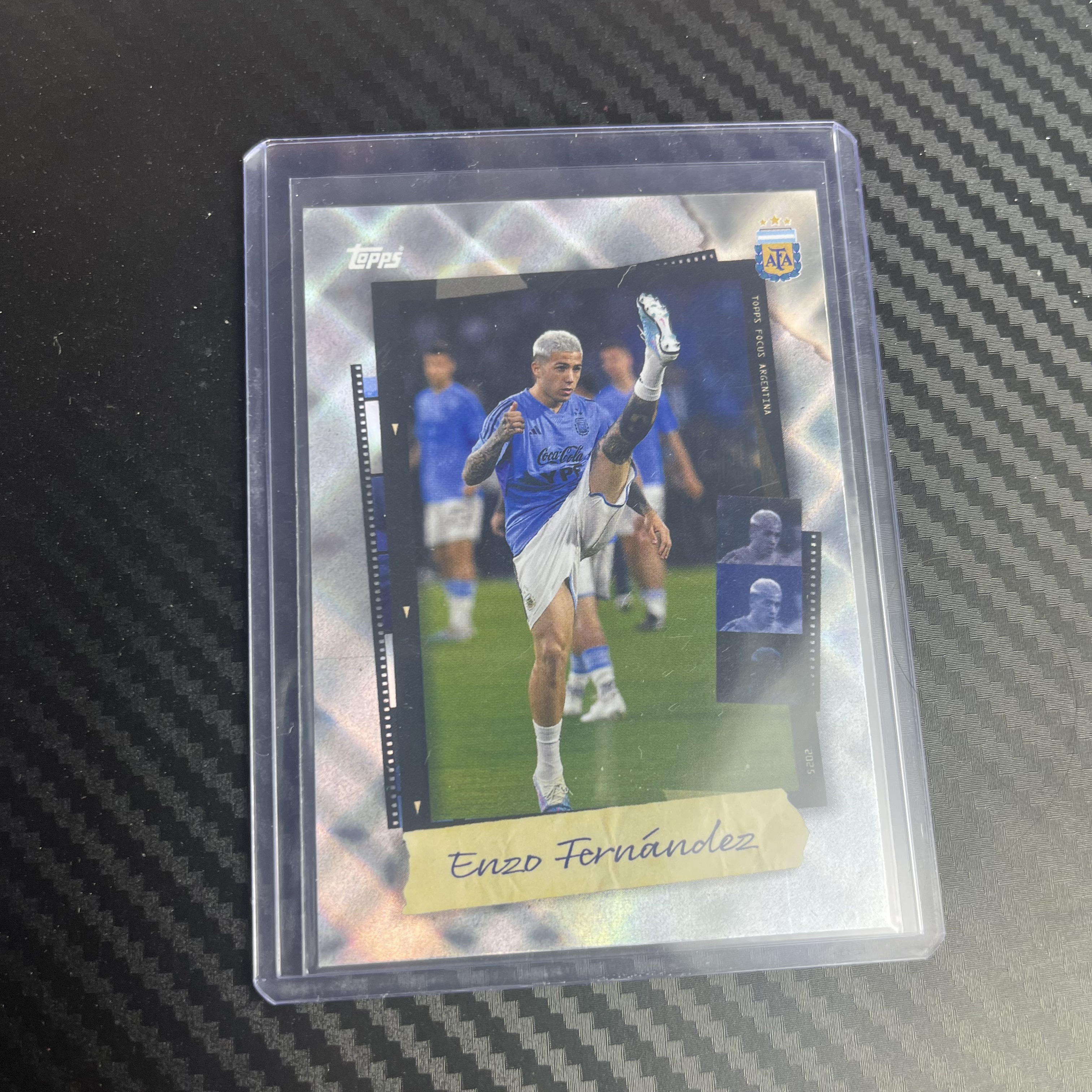 2024-25 Topps Chrome Enzo Fernández 阿根廷聚焦 恩佐 星星折 编 特卡 收藏必备 选图炸裂 不退不换 不累计 卡品如图 丁满代拍 小杆