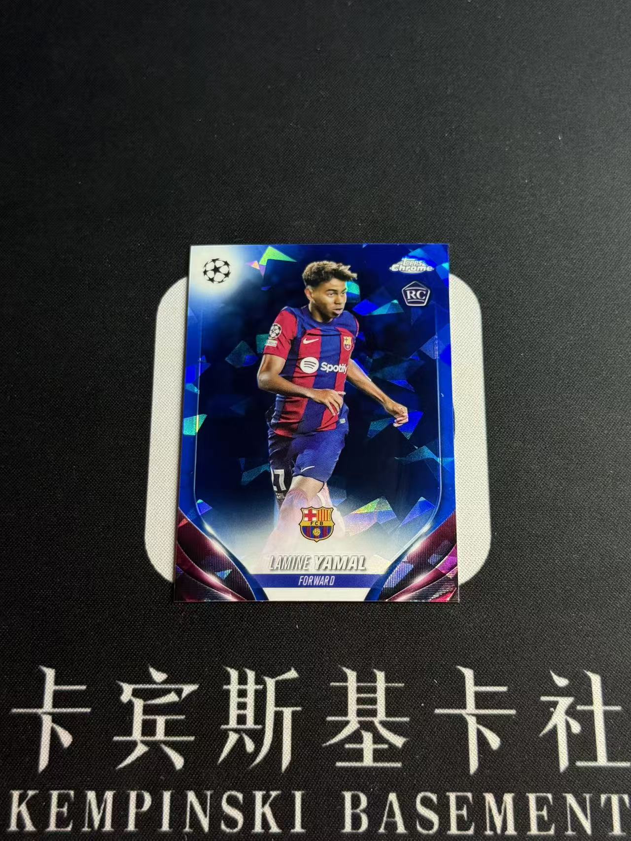 2023-24 Topps Chrome Lamine Yamal RC 【卡宾】拉明 亚马尔 巴萨 西班牙 梅西接班人 未来金球奖 蓝宝石独占 BASE 蓝碎冰 专收凑套必备 NO.2