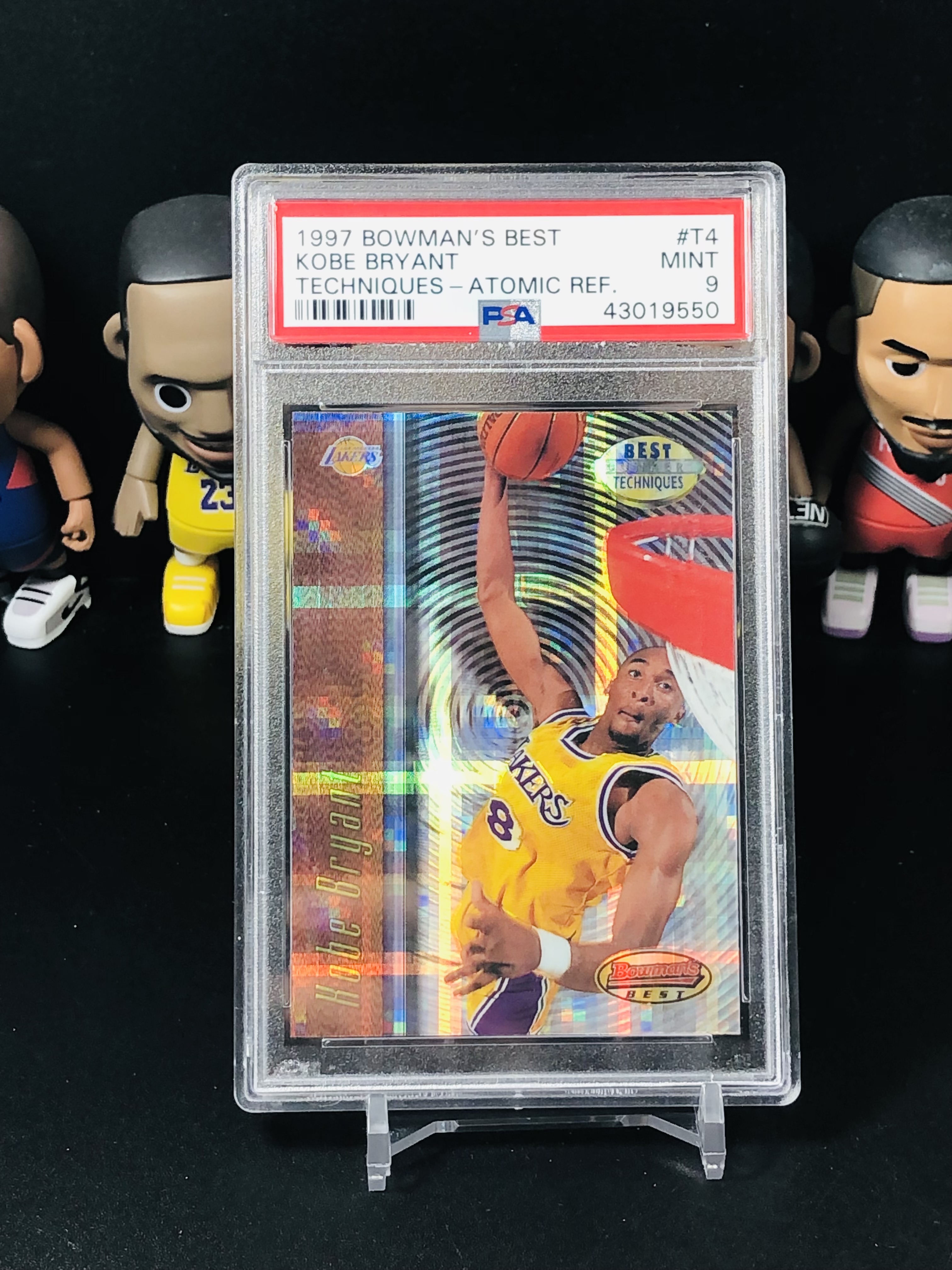 Topps Bowman S Best Kobe Bryant Techniques Atomic Refractor