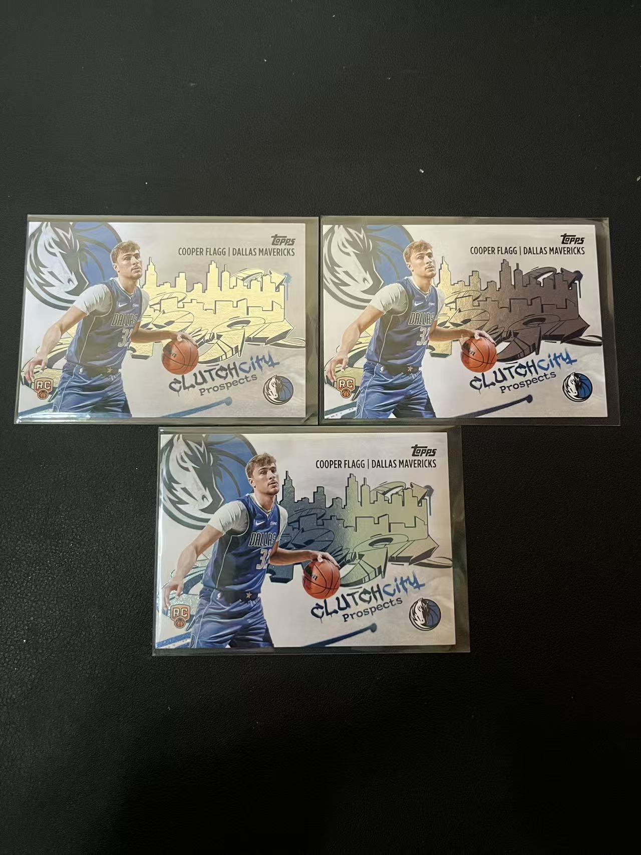 2025 Topps Flagship Cooper Flagg RC 独行侠 库珀 弗拉格 新秀 状元 美国之子 Clutch City Prospects 城市 特卡 3张 卡品如图 龙龙龙