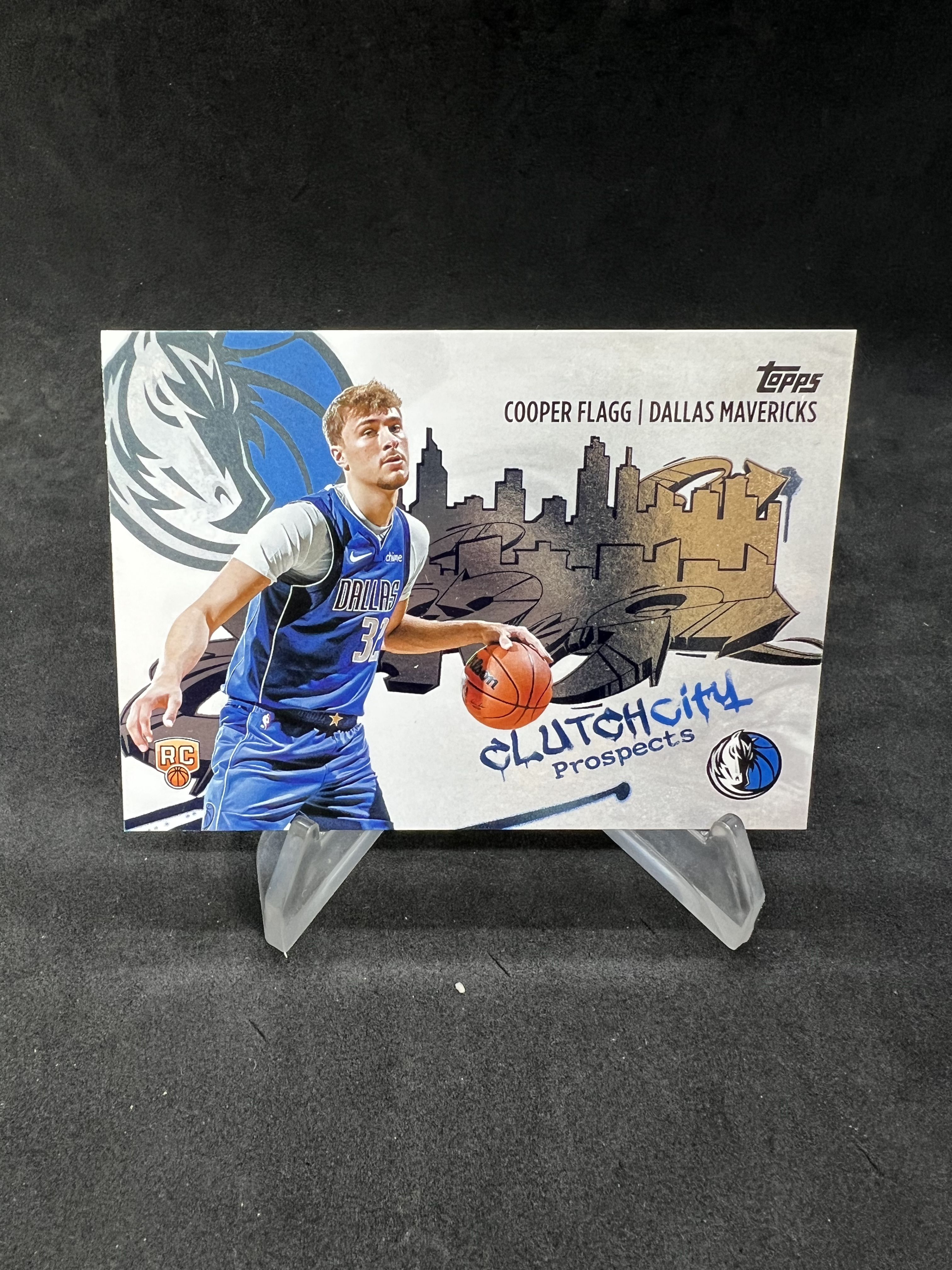 【赛卡代卖】 24-25 TOPPS FLAGSHIP COOPER FLAGG 库珀 弗拉格 独行侠 横版 城市 特卡 状元 大热门 顶星 顶秀 127K4