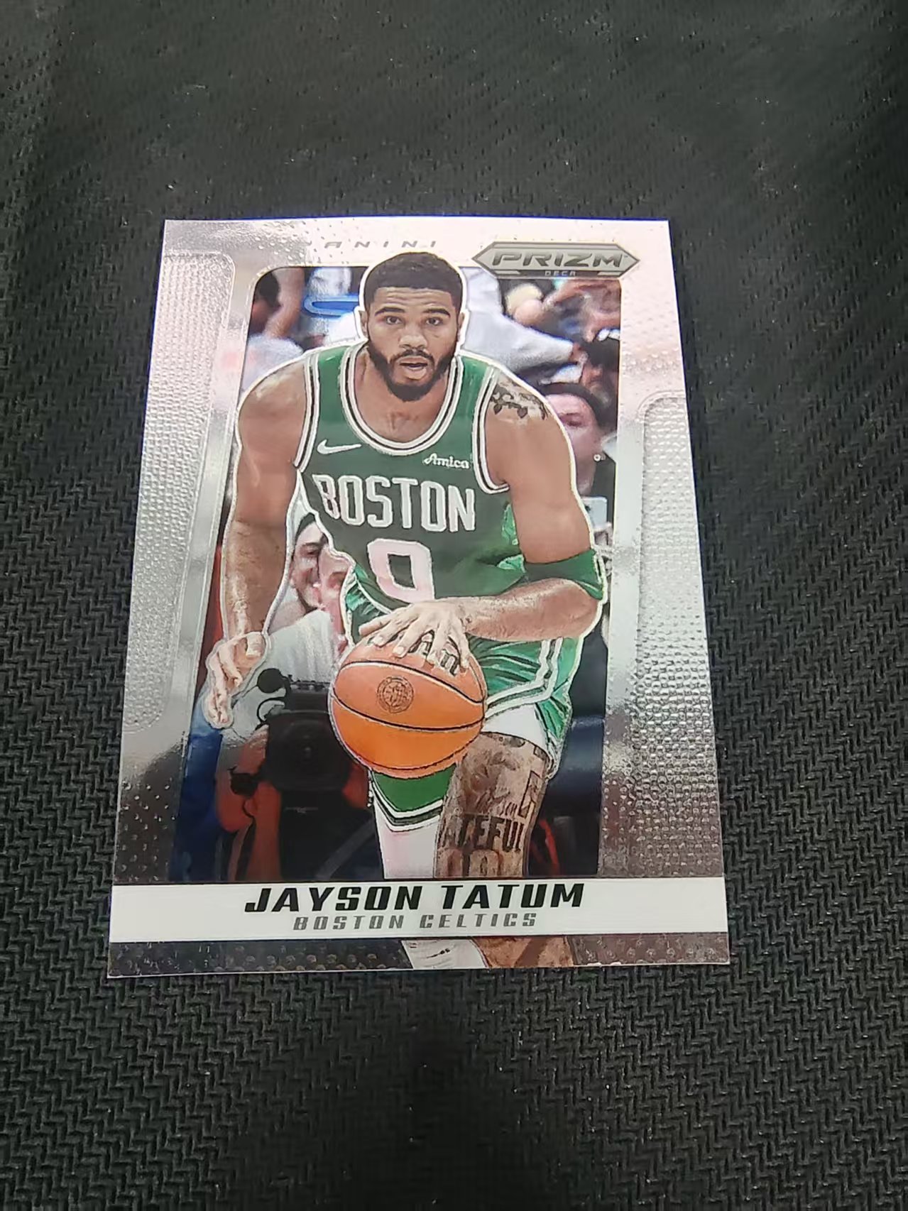 【可合并,不累计】2024-25 Panini Prizm Deca Jayson Tatum 复刻PZ 杰森 塔图姆 獭兔 凯尔特人 划痕 边角瑕疵 #133