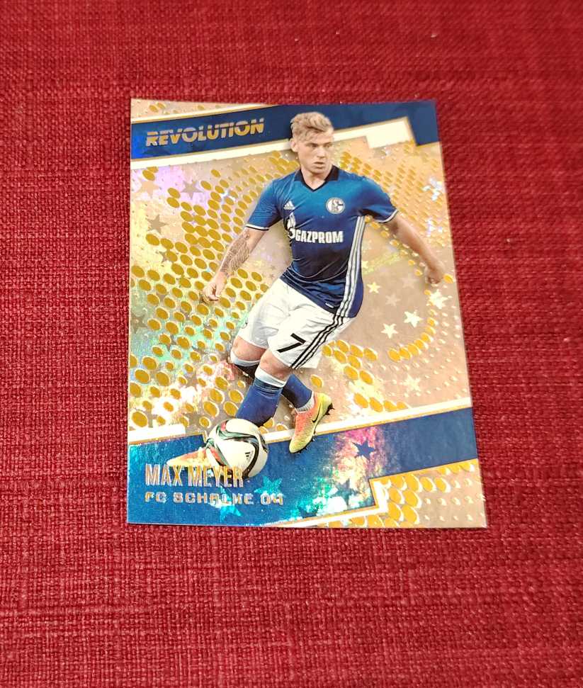 2017 Panini Revolution Max Meyer 【开心鱼】 元年革命 马克斯迈耶 德国前国脚 沙尔克04 星星折 实卡精美 老卡保存不易 评级勿扰 hmym