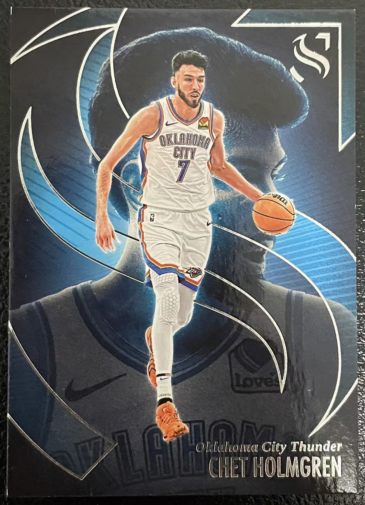 2024-25 Panini silhouette Chet Holmgren 剪影 雷霆 切特 霍姆格伦 base 卡品如图