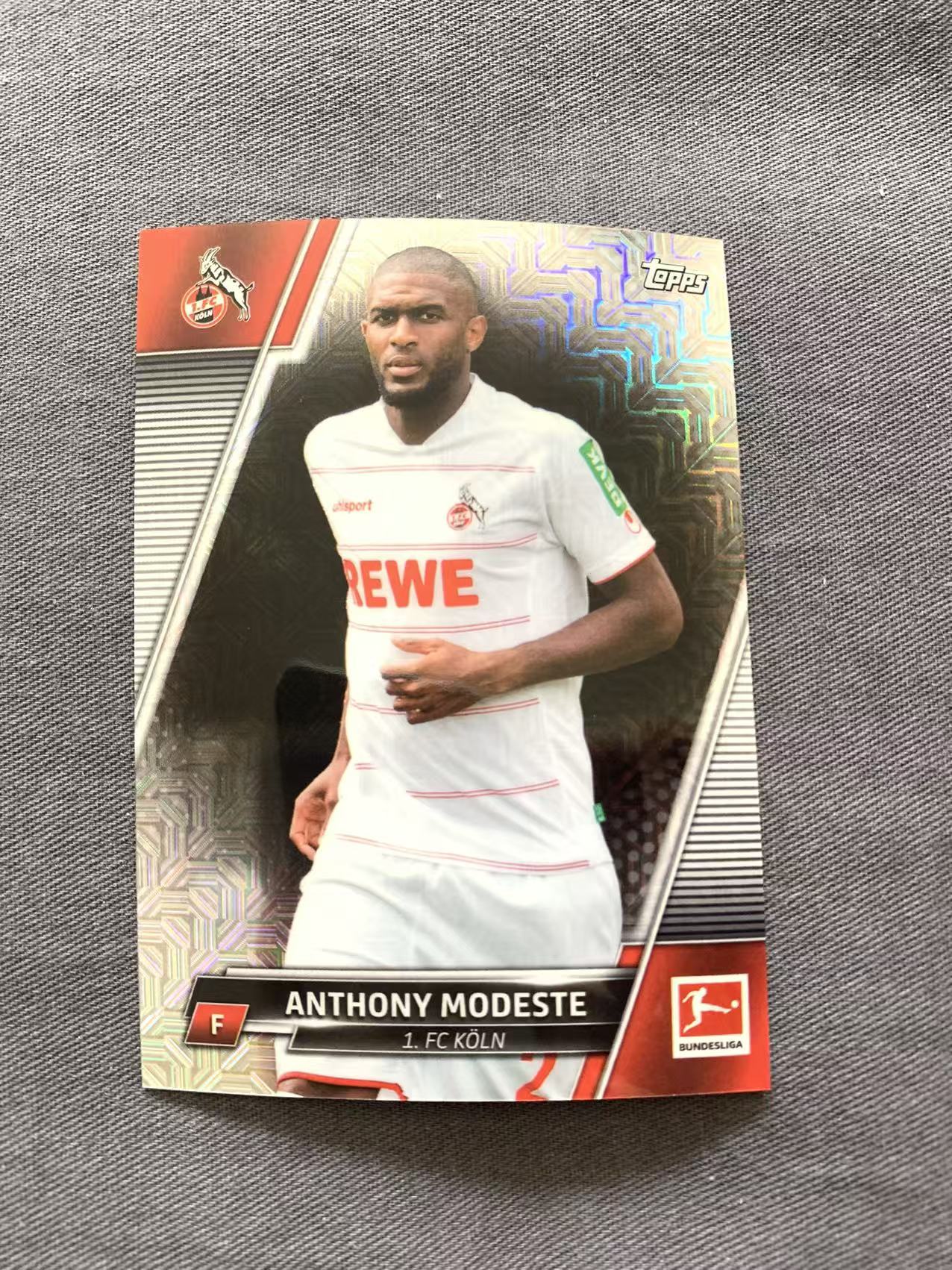 2022 Topps Chrome Anthony Modeste TC 德甲 安东尼 莫德斯特 银折 折射 卡品如图 MOJO折 折射 戴戴