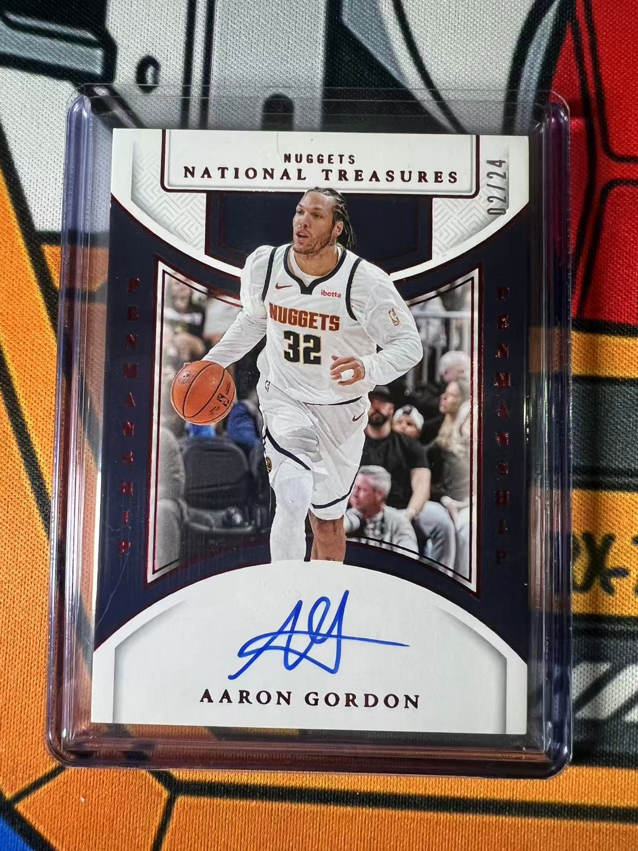 2024-25 Panini National Treasures Aaron Gordon RC 【GT拍卖】阿隆 戈登 2/24编 IMM penmanship 卡签