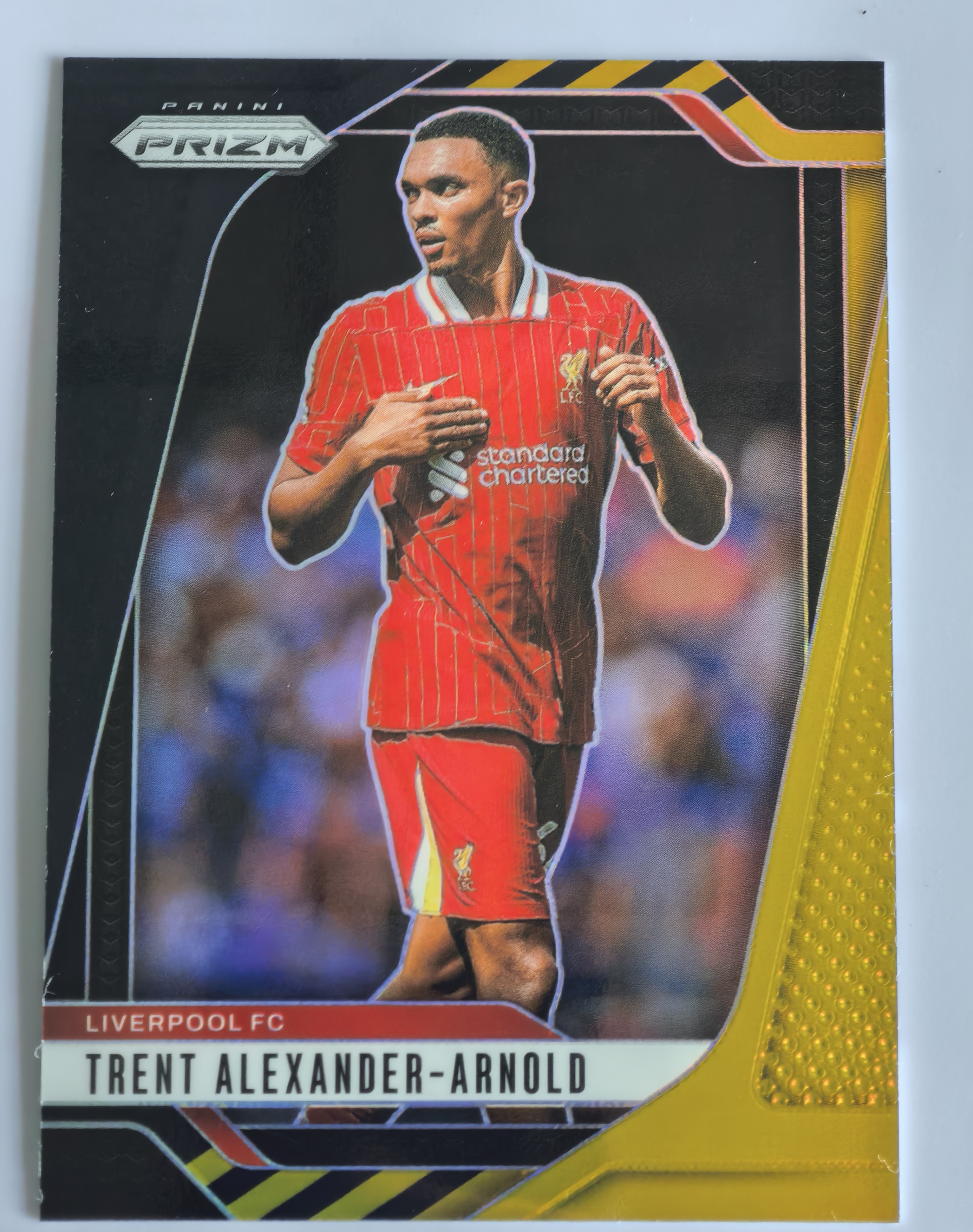 2024-25 Panini Prizm Trent Alexander Arnold 末年英超pz 阿诺德 6/8编 黑金折 超低编 利物浦 英超冠军 皇马 凑套必备 卡品如图  收藏必备