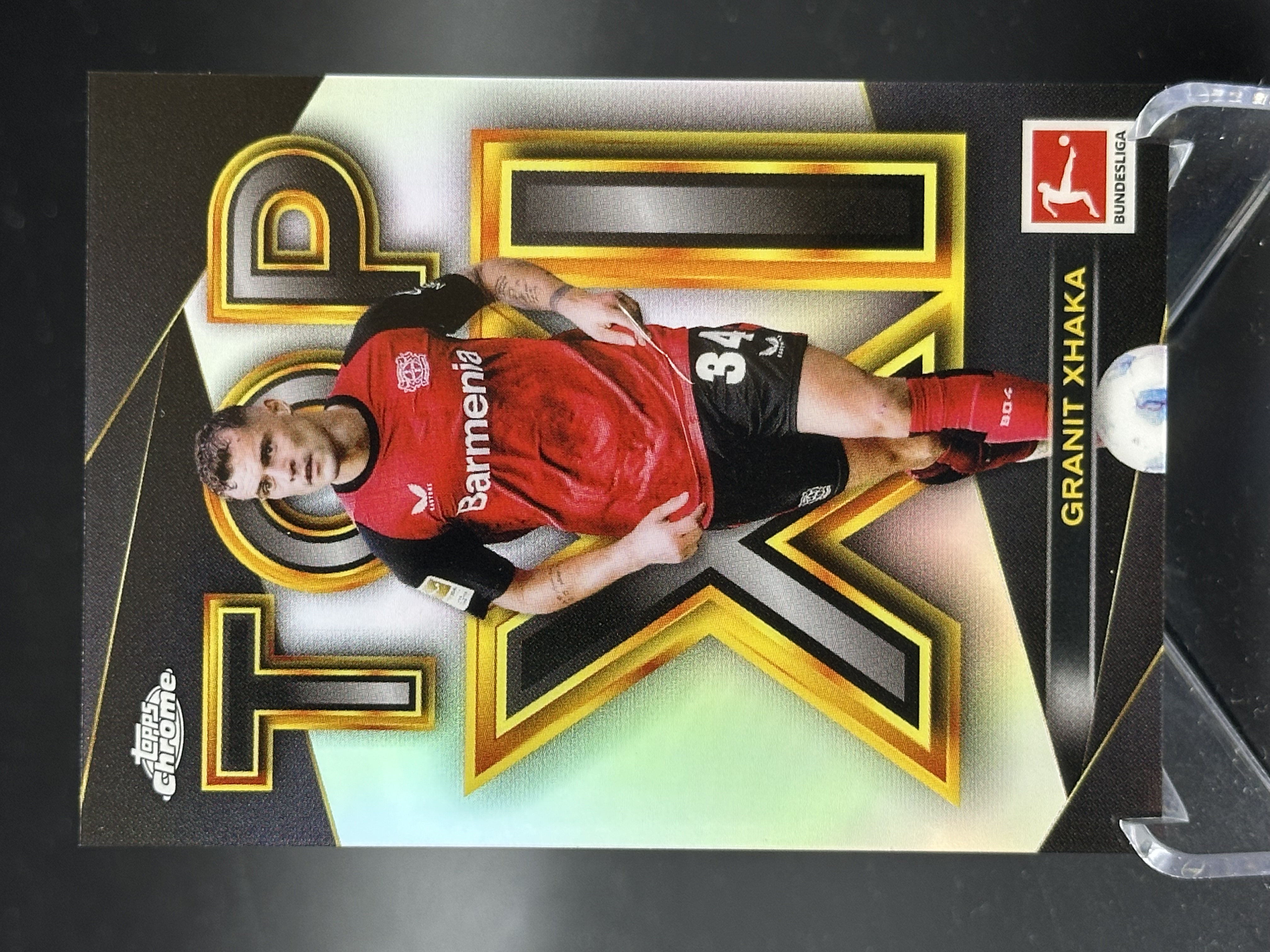 2024-25 Topps Chrome Granit Xhaka 【小黄拍卖】德甲 扎卡 勒沃库森 大比例 少见「cook」