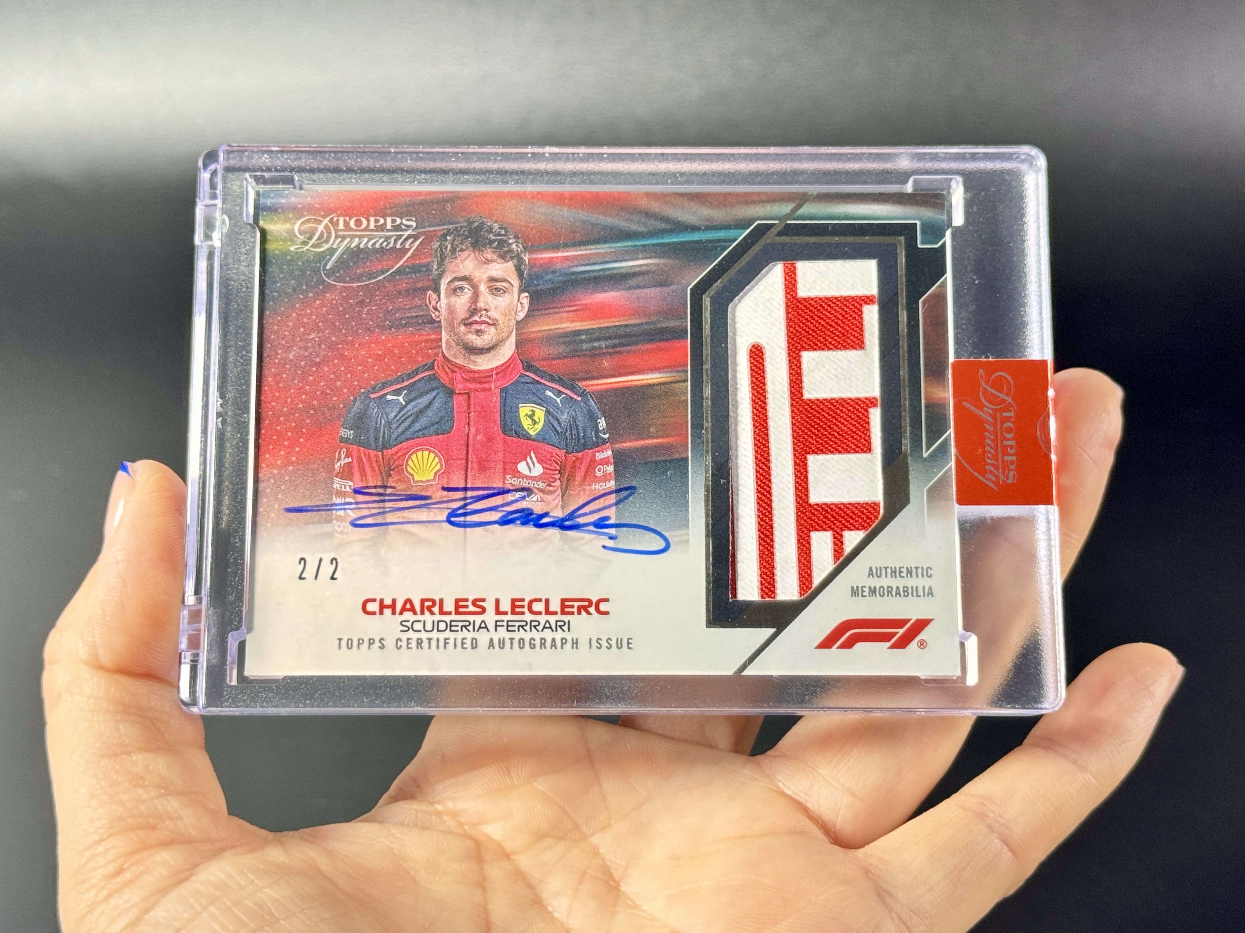 【喷子拍卖】2023 Topps dynasty F1 Charles Leclerc 王朝 法拉利车队 乐扣 勒克莱尔 2编 patch ...