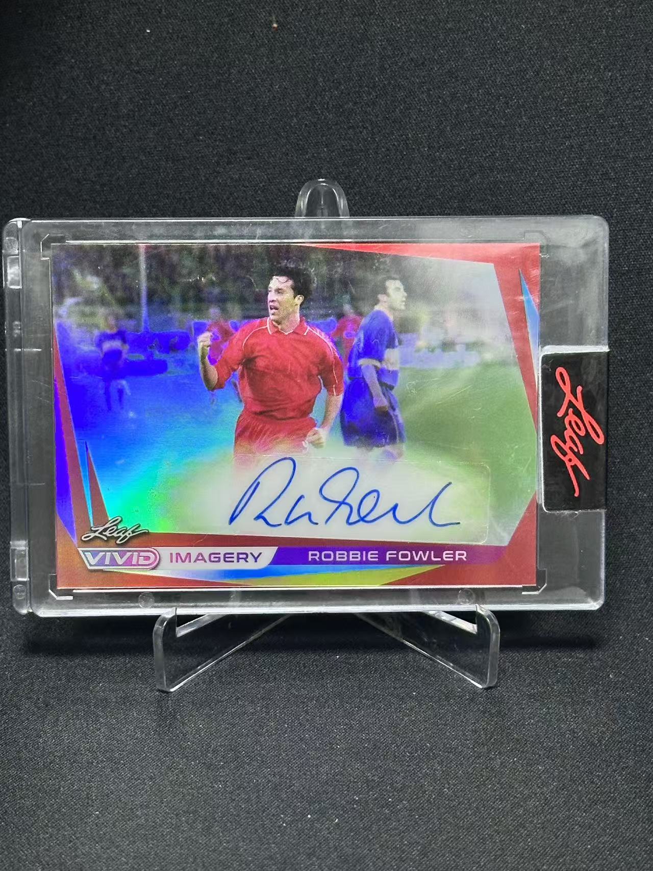 2022 Leaf VIVID Robbie Fowler 【哆哆卡社】罗比·福勒 6编 低编 签字 彩虹折 卡品如图