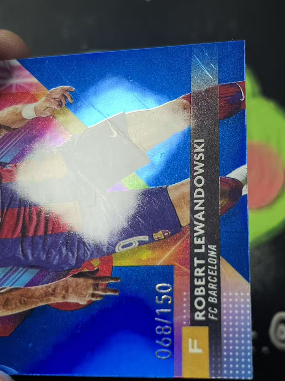 2024 Topps Finest Robert Lewandowski 欧冠 巴塞罗那 莱万多夫斯基 150编 微瑕如图【ZYP代拍】北凉