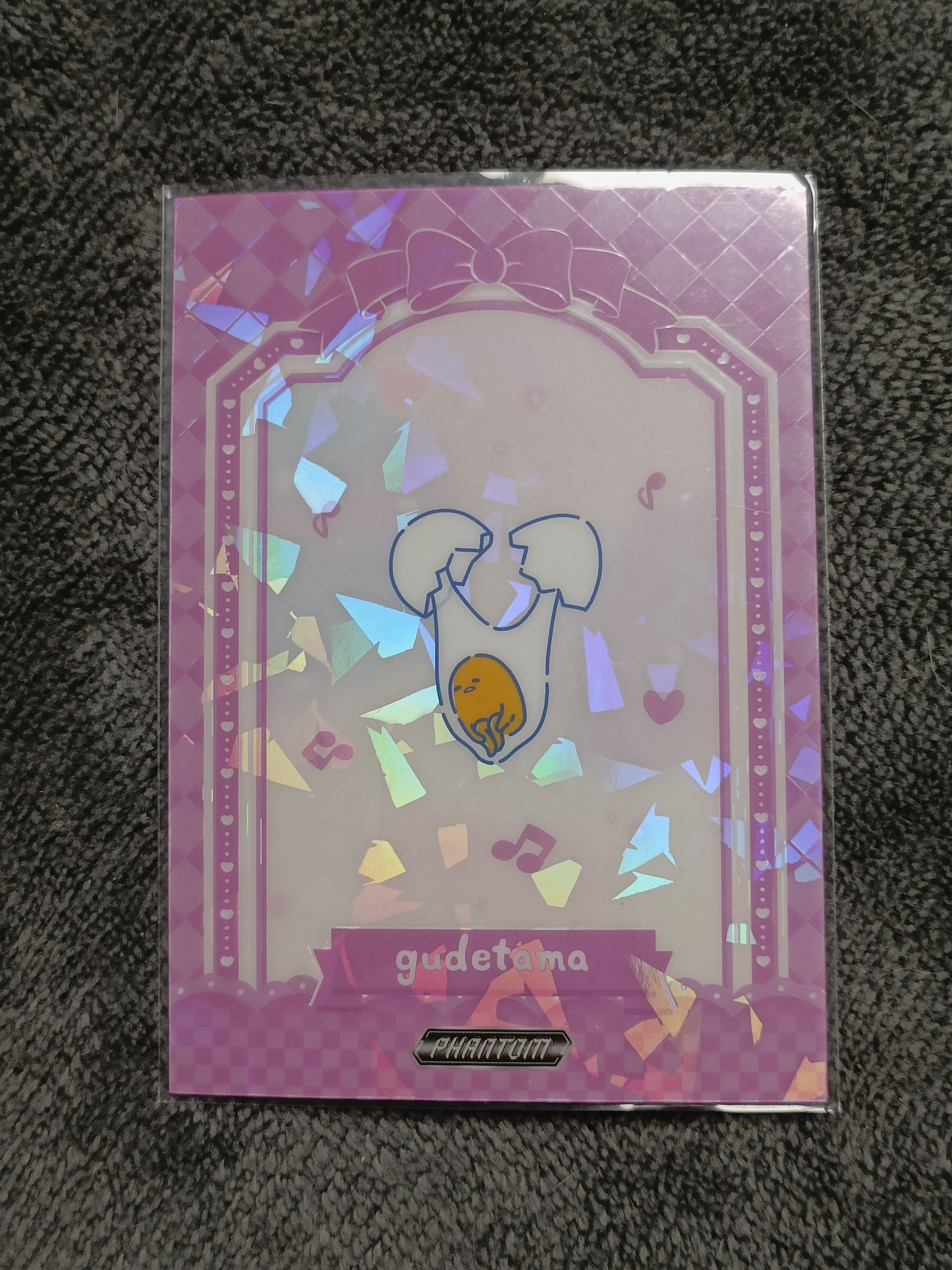 2023 Kakawow PHANTOM 三丽鸥家族系列收藏卡 gudetama 蛋黄哥 【谦谦拍卖】PSA-IPU-09 紫折 082/115编 秋鹿