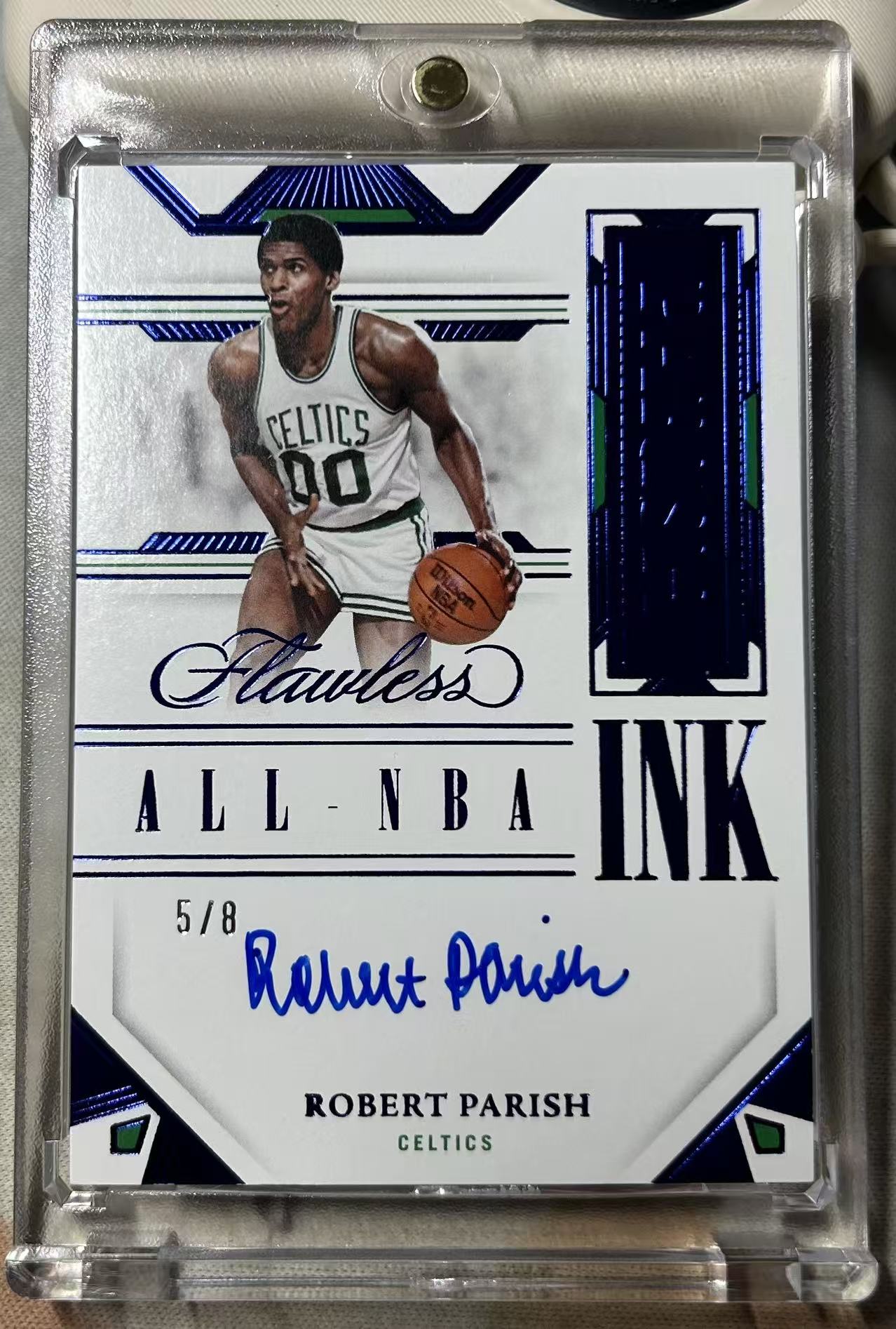 2022-23 Panini Flawless Robert Parish 罗伯特 帕里什 罗波特 酋长 雄鹿 手提 8编 超低编 ALL NBA INK 签字 卡签 卡品如图