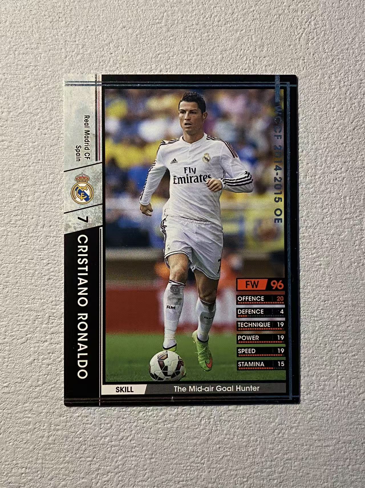 2014-15 Panini wccf Cristiano Ronaldo 皇马 c罗 金边罗 经典老卡 稀有 专收必备