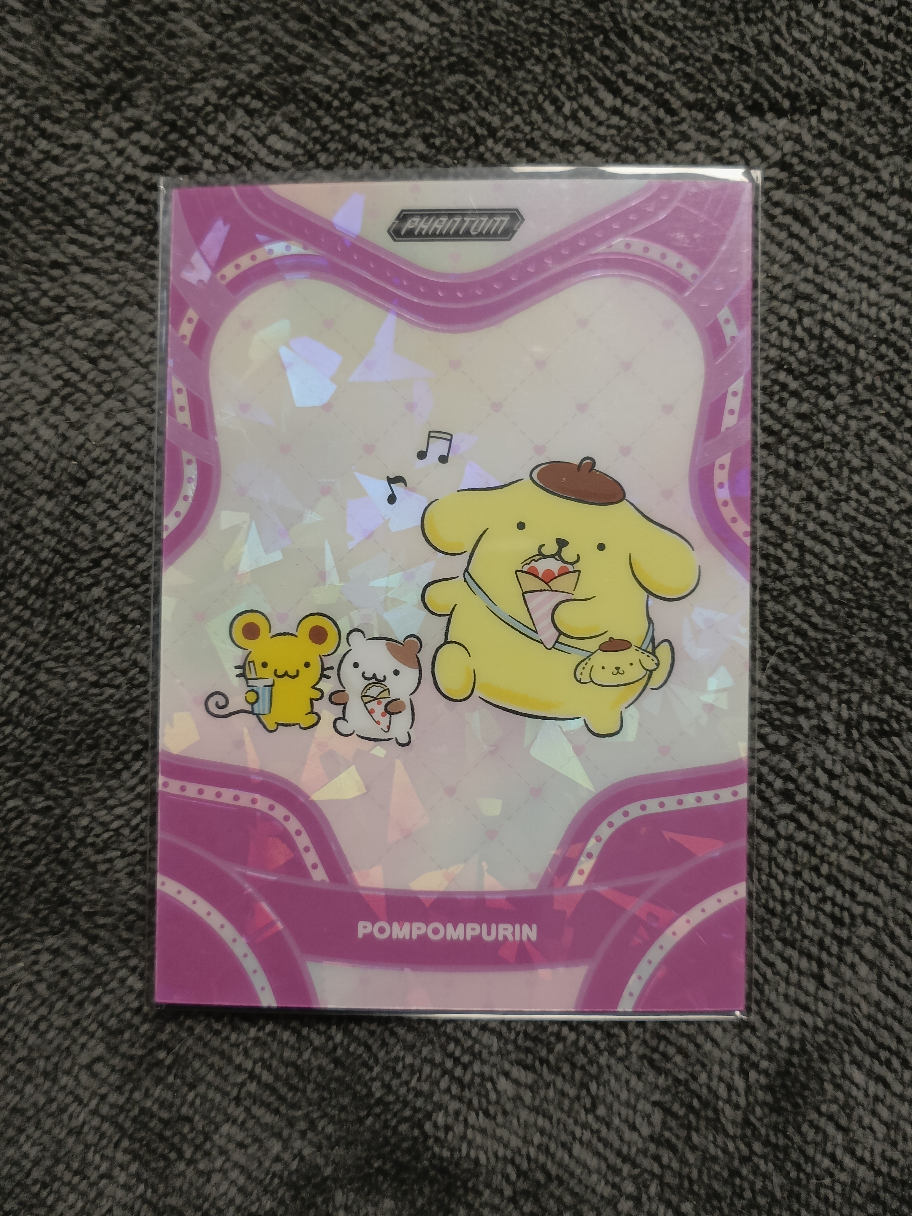 2023 Kakawow PHANTOM 三丽鸥家族系列收藏卡 POMPOMPURIN 布丁狗 【谦谦拍卖】PSA-IPU-32 紫折 109/115编 秋鹿