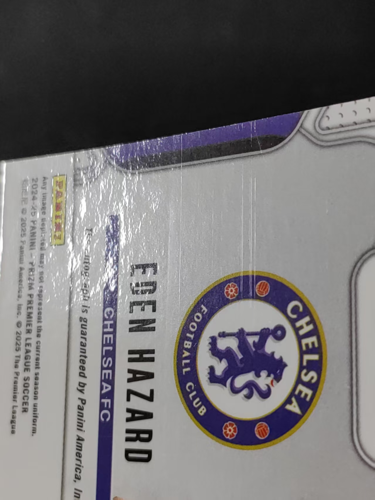 2024-25 Panini Prizm Eden Hazard 【林林拍卖二十三】pz系列 英超 切尔西 阿扎尔 银圈圈折 银choice折 Penmanship书法签 签字 瑕疵见图