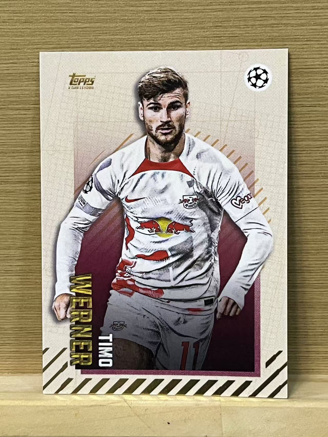 2023 Topps UEFA Timo Werner 维尔纳 莱比锡红牛 gold 实卡精美 收藏凑套必备 A49