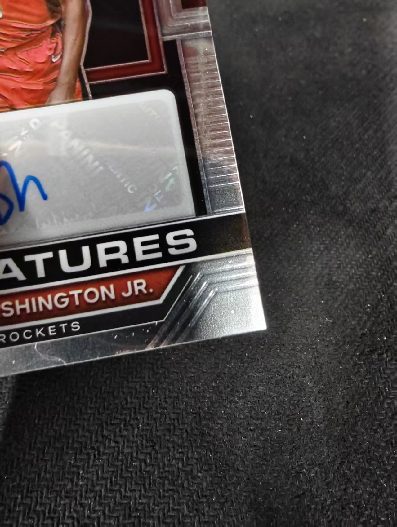 2022-23 Panini Prizm TyTy Washington Jr 火箭 小泰泰 华盛顿 新秀 RC 签字 瑕疵如图