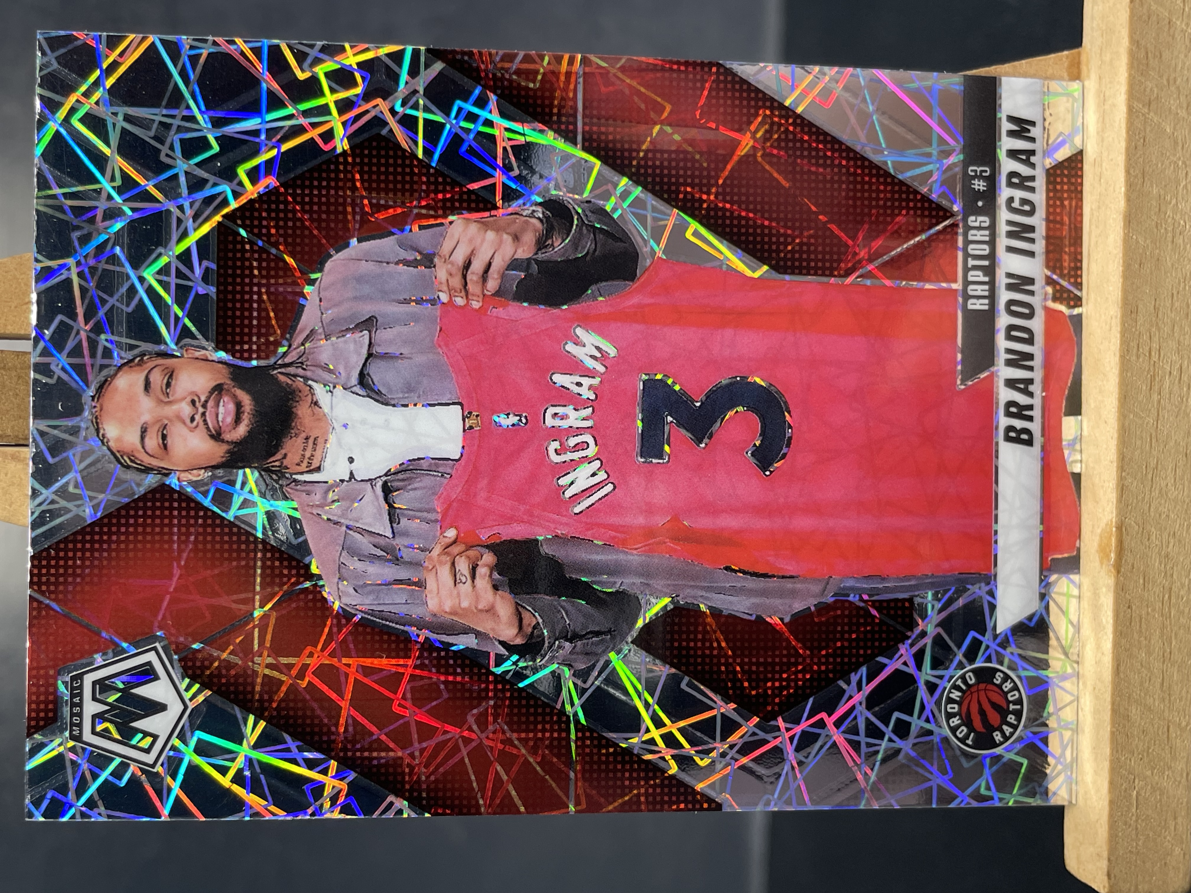 (B7) 2024-25 PANINI 马赛克系列 折射 布兰登 英格拉姆 猛龙 实卡好看 收藏凑套必备 卡品如图 !!!