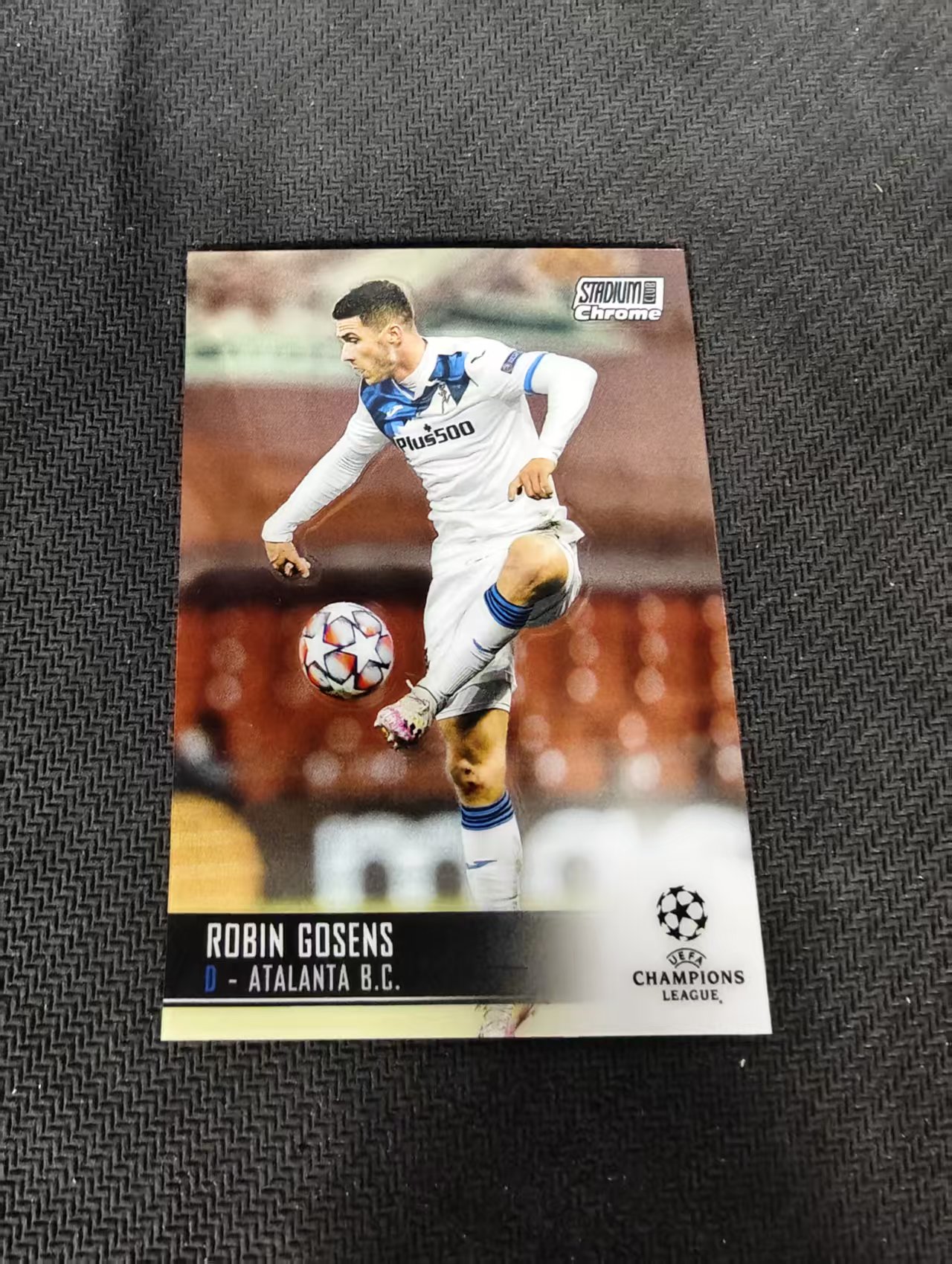 【可合并,不累计】2021 Topps Stadium Club Chrome Robin Gosens 亚特兰大 罗宾 戈森斯 竞技场 欧冠 划痕 边角瑕疵 #42