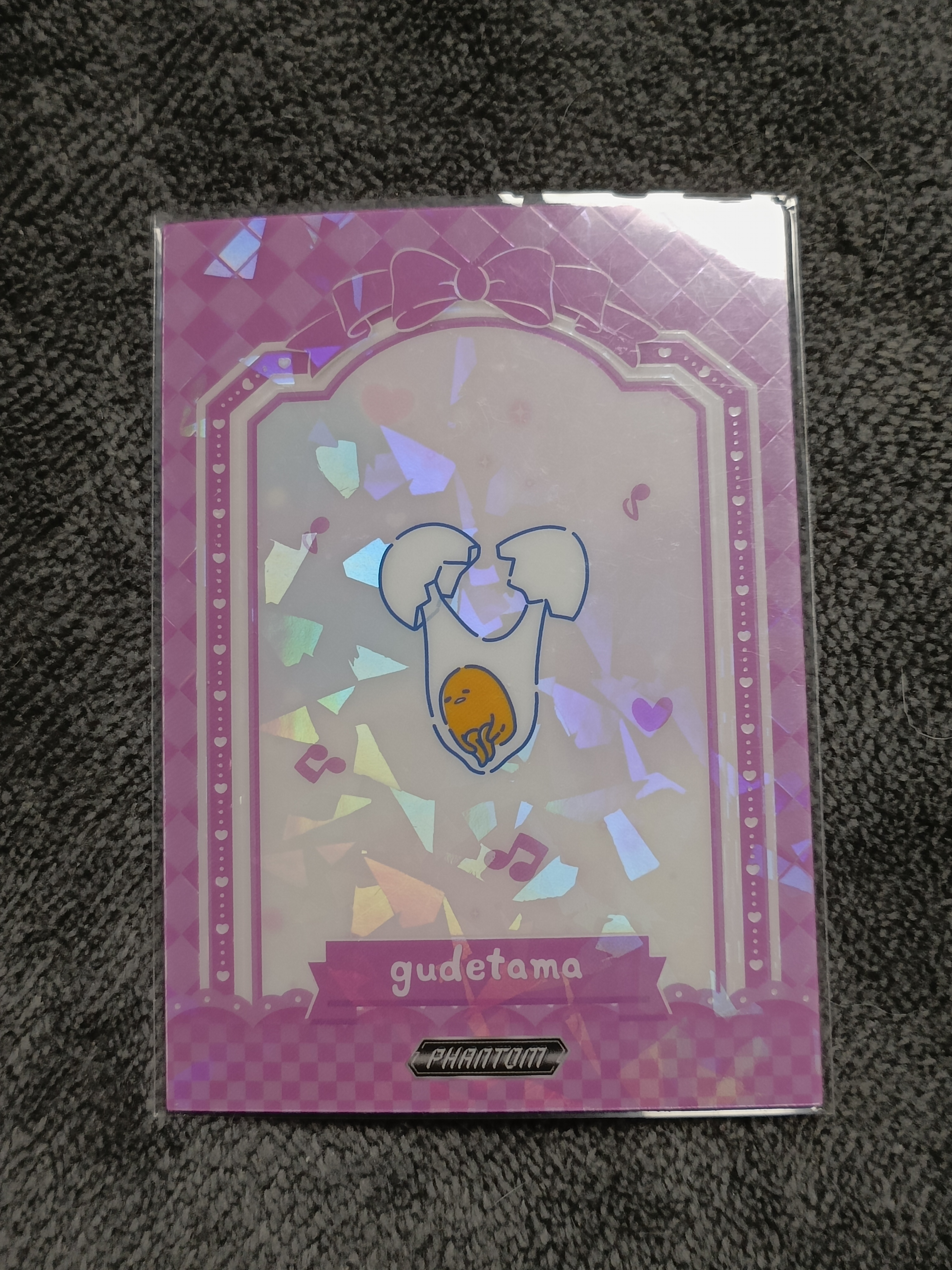 2023 Kakawow PHANTOM 三丽鸥家族系列收藏卡 gudetama 蛋黄哥 【谦谦拍卖】PSA-IPU-09 紫折 070/115编 秋鹿