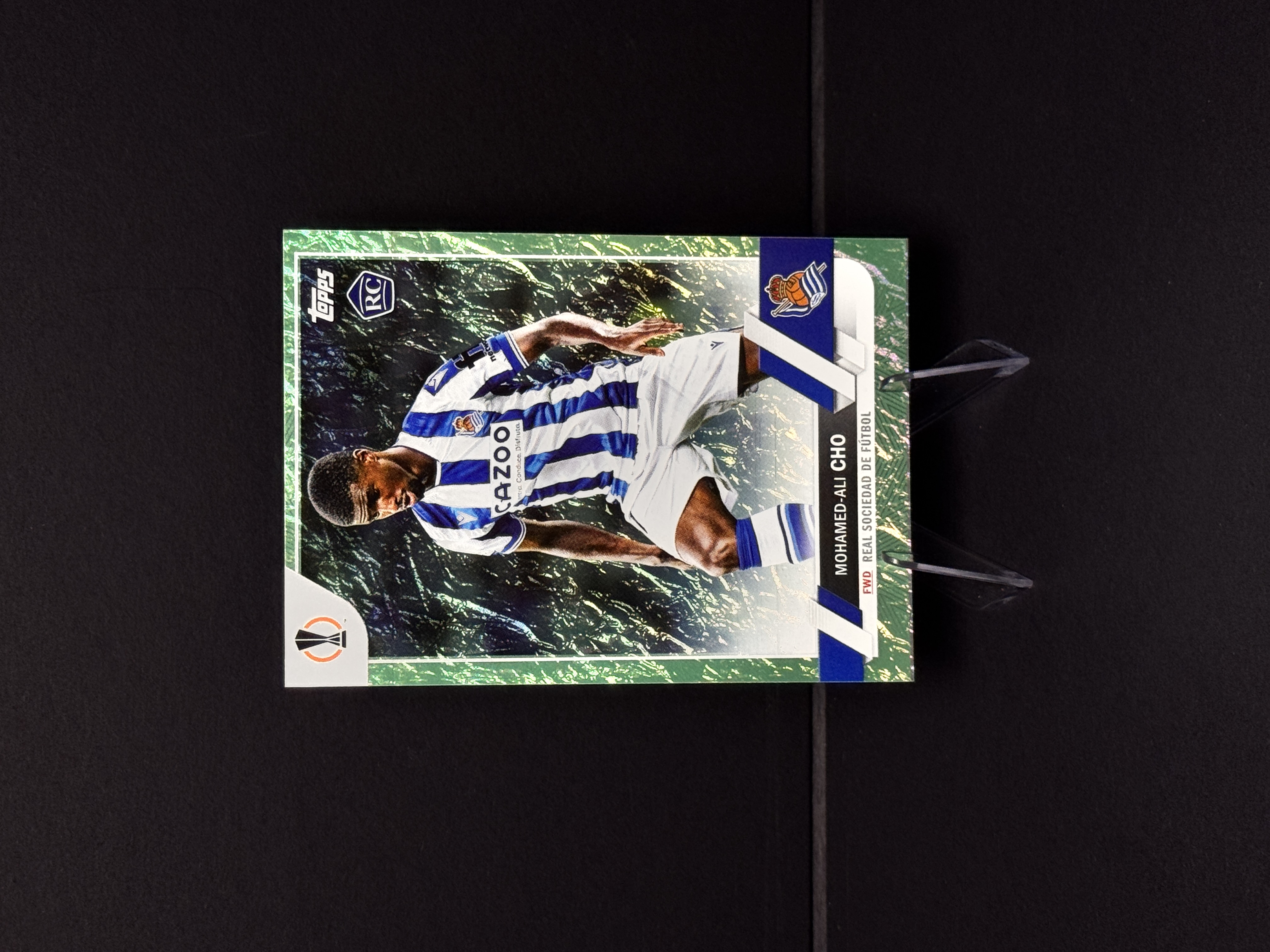 2023 Topps UCC Mohamed-Ali Cho RC 欧冠 碧玉 皇家社会 穆罕默德 阿里 肖 新秀 rc 青折 收藏必备 卡品如图 【星爷代拍】 A1-3