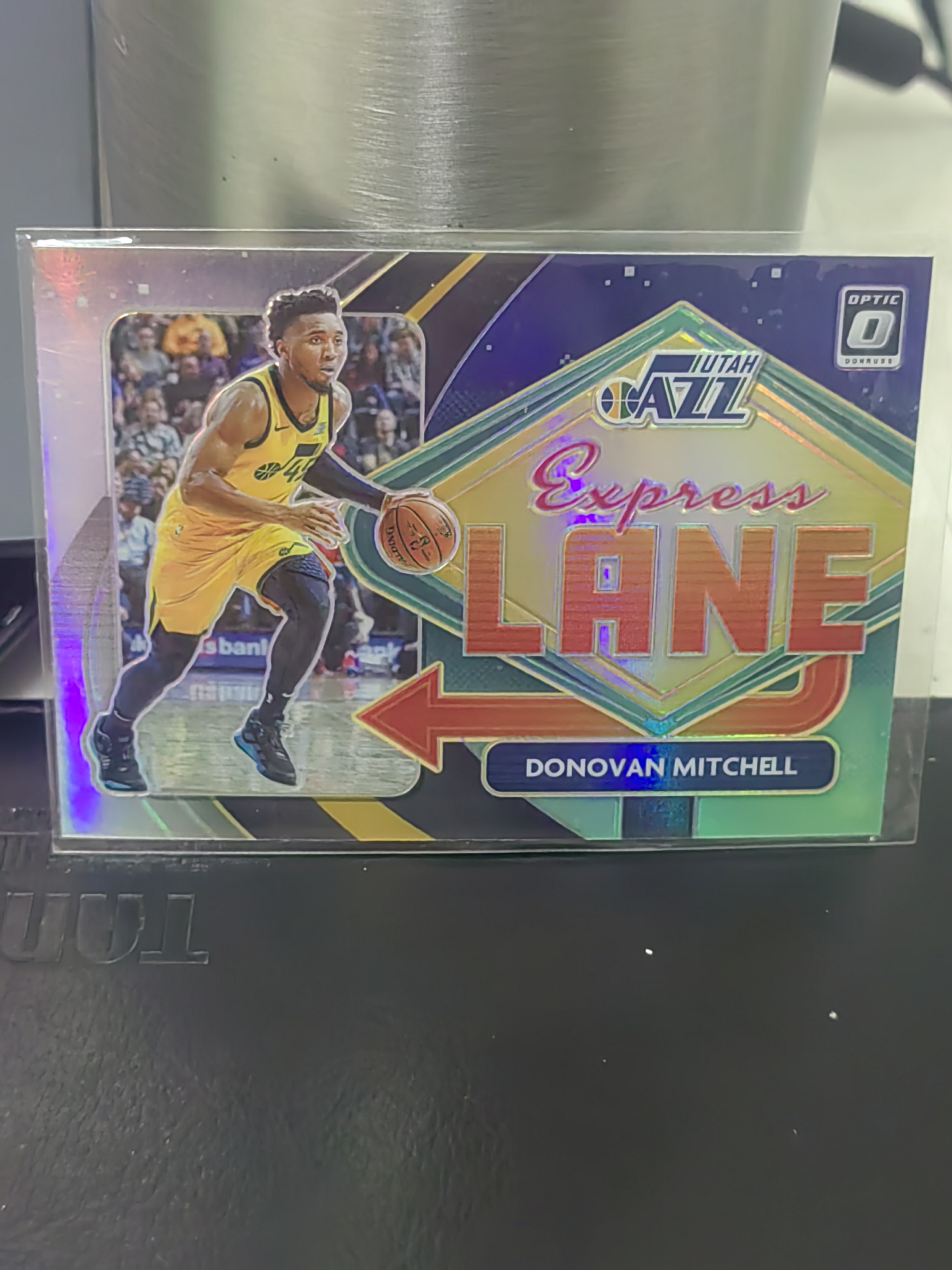 2020-21 Panini Donruss Optic Donovan Mitchell 杜蕾斯op 银折 多诺万 米切尔 爵士 快车道 特卡 篮 白边白角 不保卡品 卡品如图