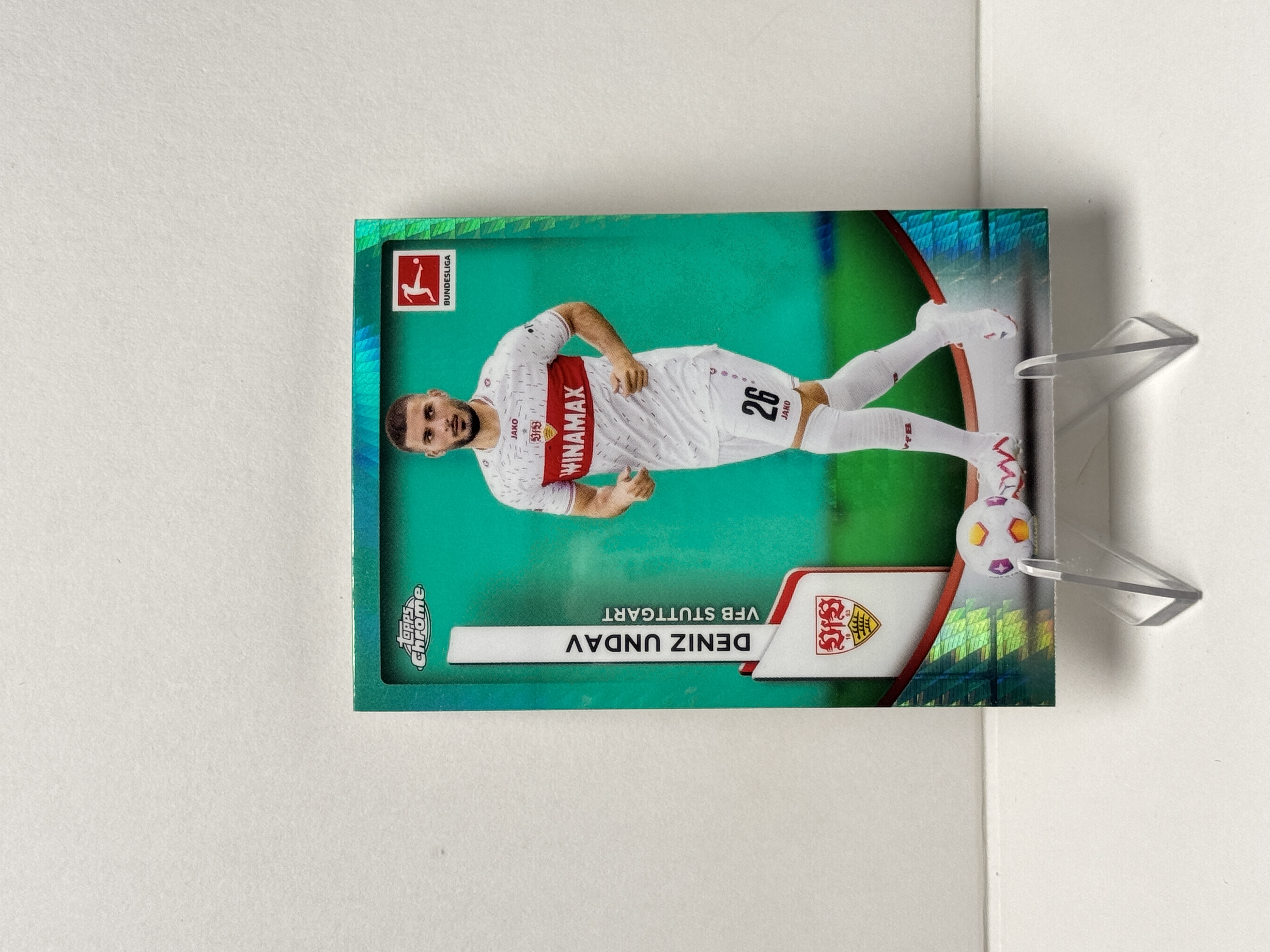2024 Topps Chrome Deniz Undav 德甲tc 斯图加特 德尼兹 昂达夫 青龙鳞折 折射 实卡精美 卡品如图【星爷代拍】D3-3