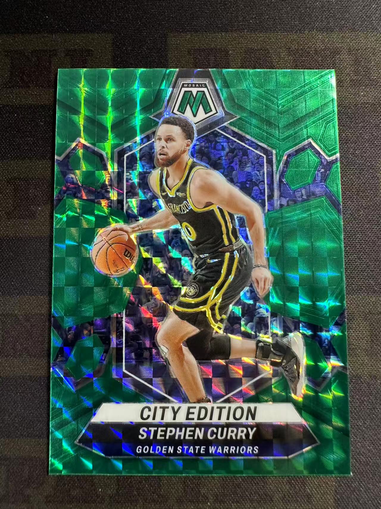 2023-24 Panini Mosaic Stephen Curry #276 勇士 斯蒂芬 库里 小学生 折射 绿马赛克折 马赛克 萌神
