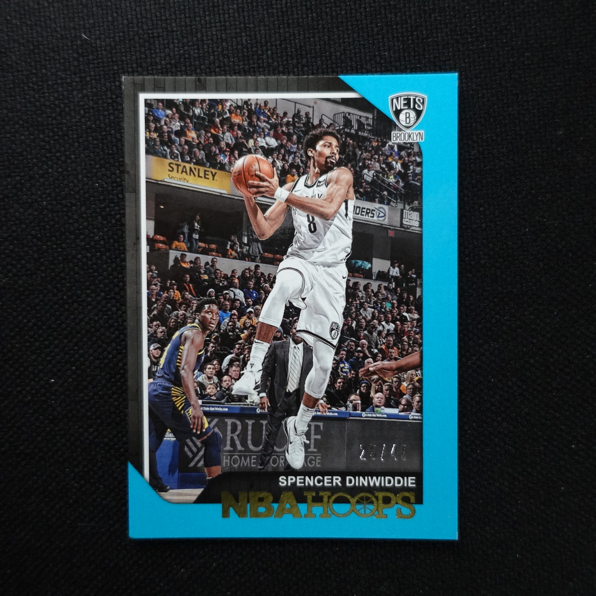 2018-19 Panini Hoops Spencer Dinwiddie 丁威迪 /49编 蓝平行 Base 篮网 卡品如图【小涛拍卖】#埼玉