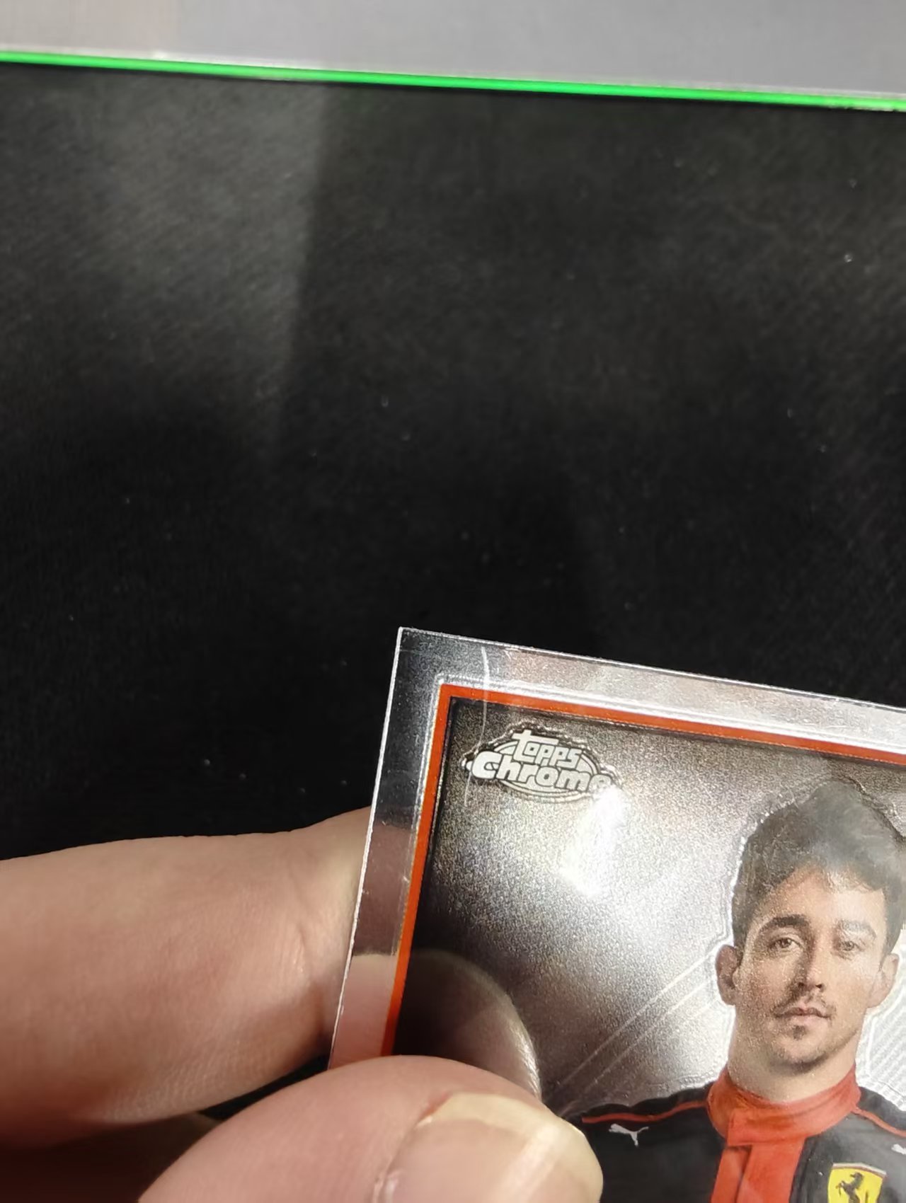 2023 Topps Chrome F1 Charles Leclerc 勒克莱尔 乐扣 法拉利 划痕 边角瑕疵 #5