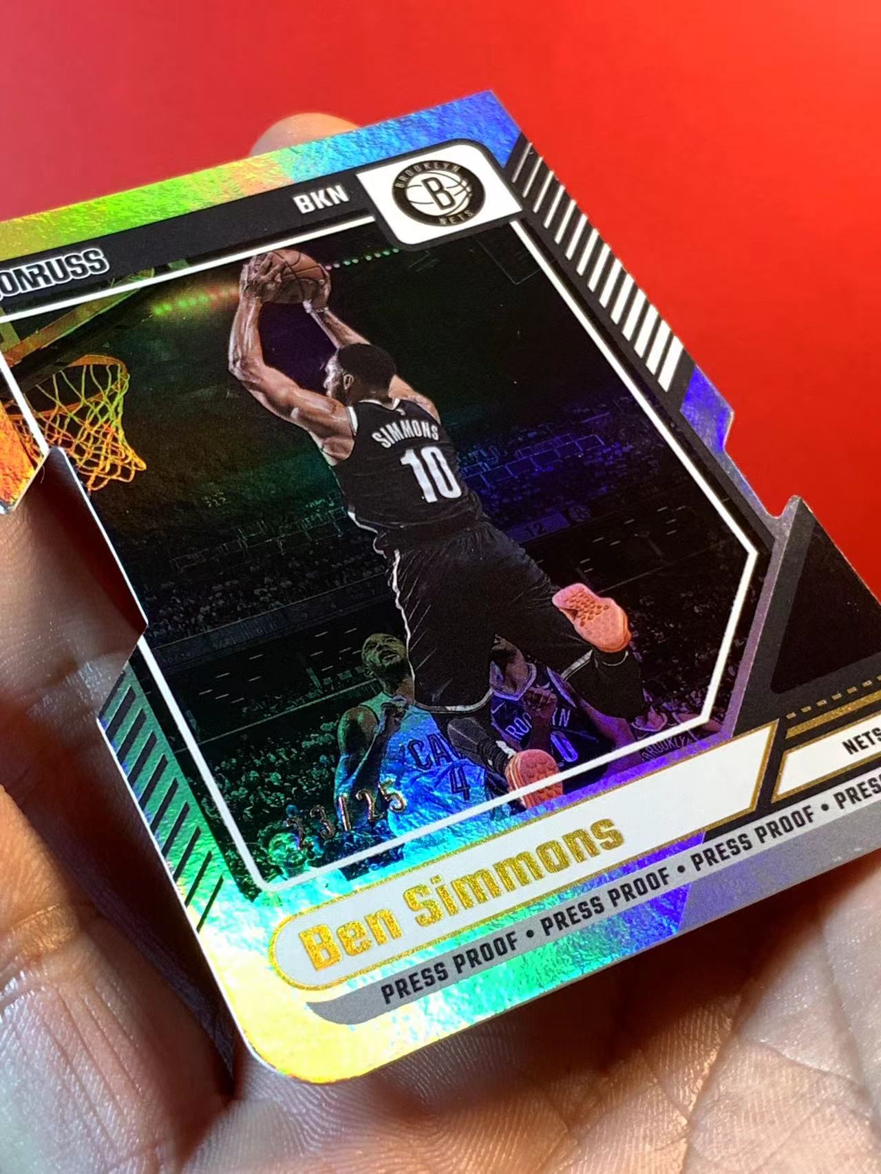 (詹叔代拍) 2024-25 Panini Donruss Ben Simmons 低编! 本西蒙斯 篮网 杜蕾斯 23/25编 异形 折射 卡品如图 顺丰寄付 泰山