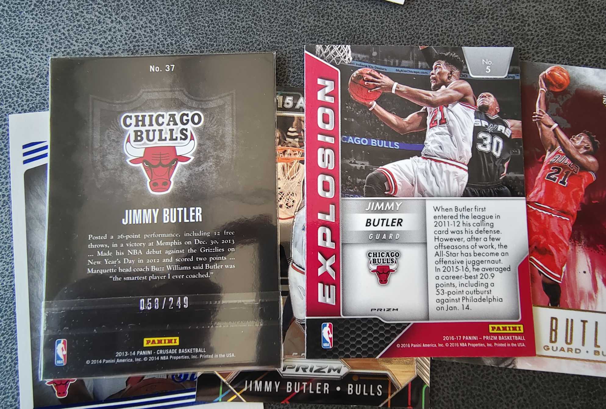 2013-14 十字军 crusade 等系列 吉米 巴特勒 Jimmy Butler 芝加哥 公牛队 青折249编带队 8张打包