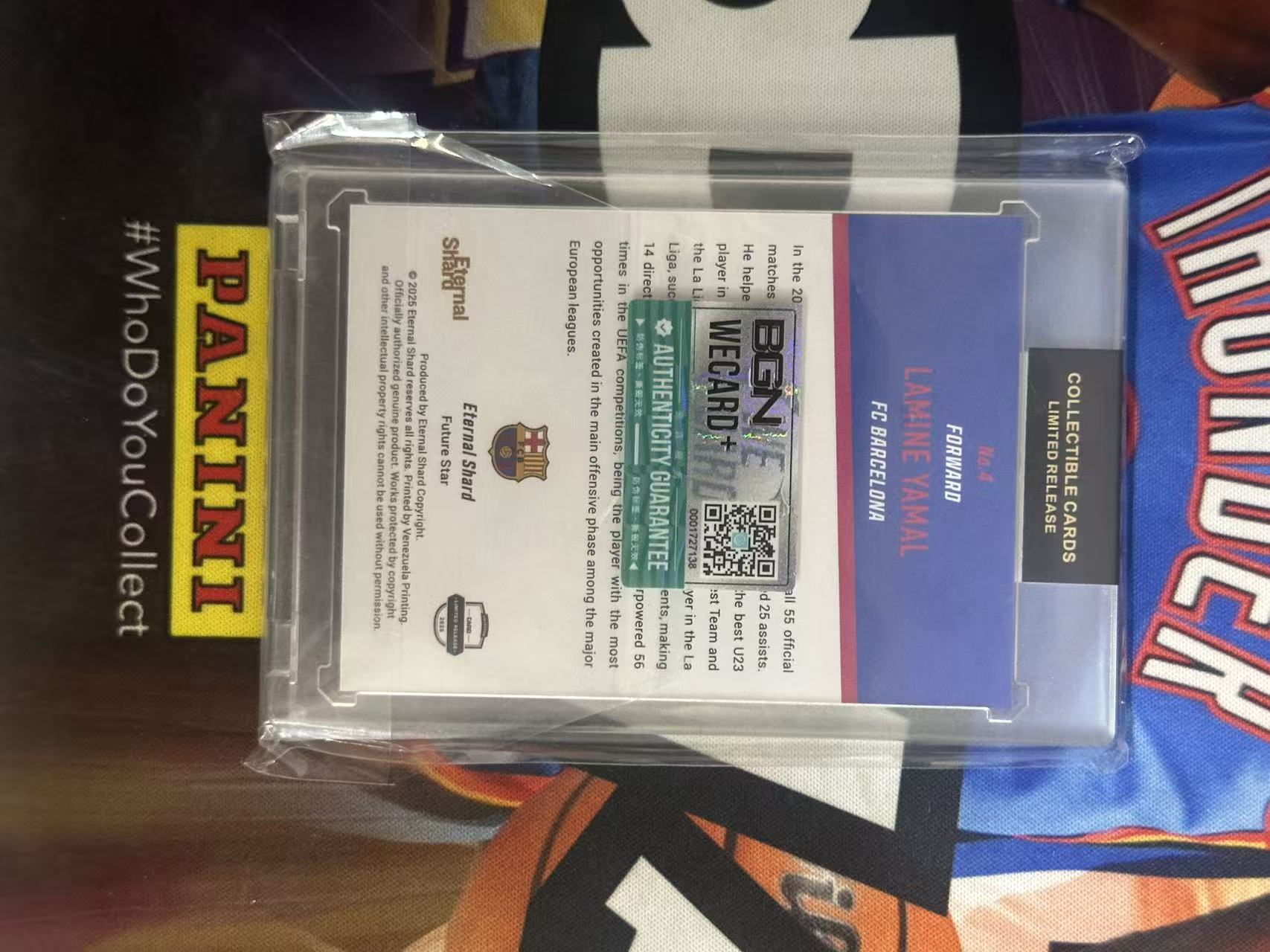 2025 Topps Eternal Shard Limited Release Lamine Yamal 【小猪包代卖】拉明 亚马尔 双头 手绘 漫画 风格 巴萨 巴塞罗那 西班牙 海外官方 llt
