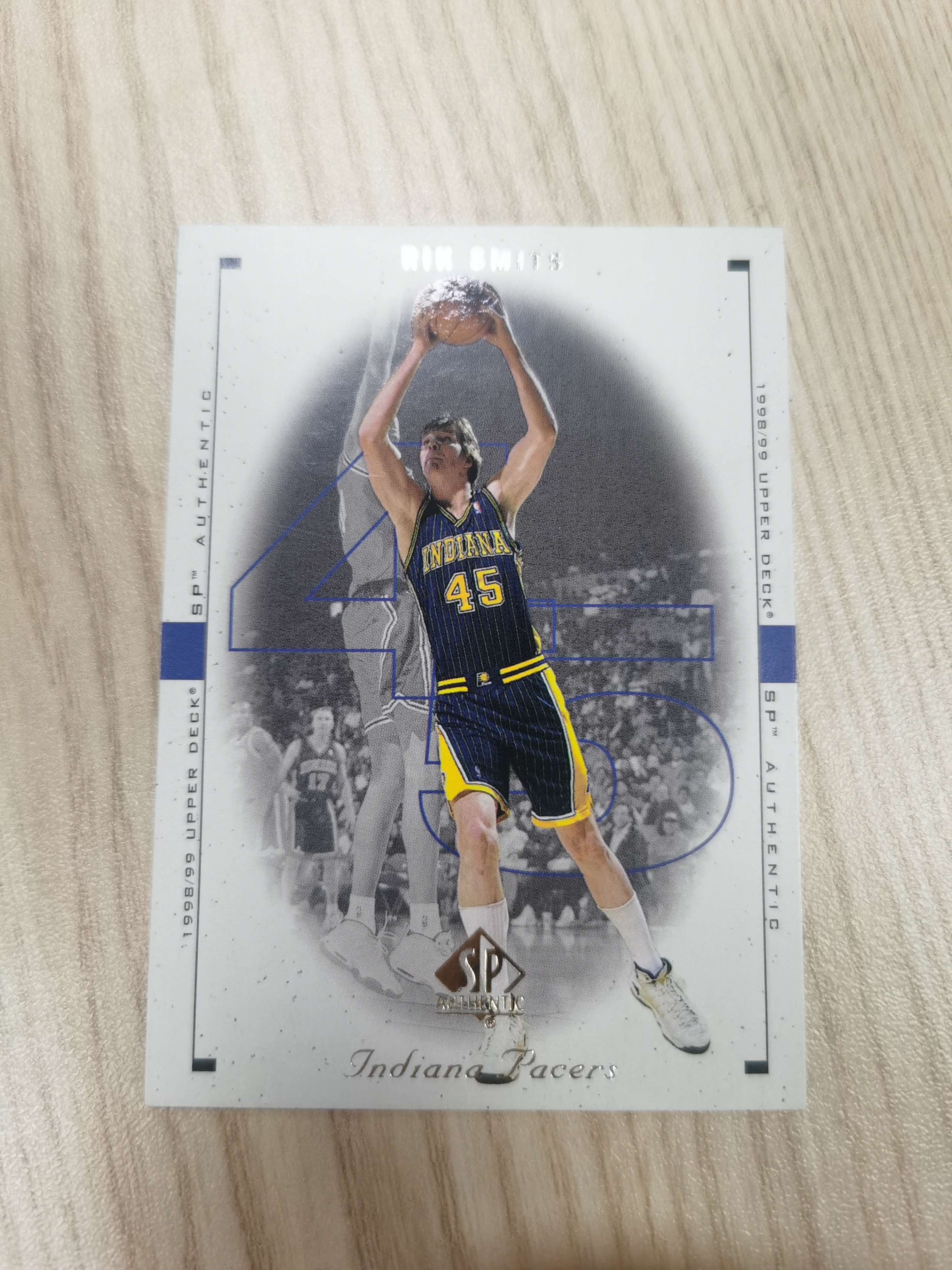 1998-99 Upper Deck SP 里克 史密茨 1998-99 里克·施密茨 UD sp #41 88年榜眼秀 米勒背后的二当家 姚明进NBA的模板1届全明星 硬通货 极具收藏价值 步行者