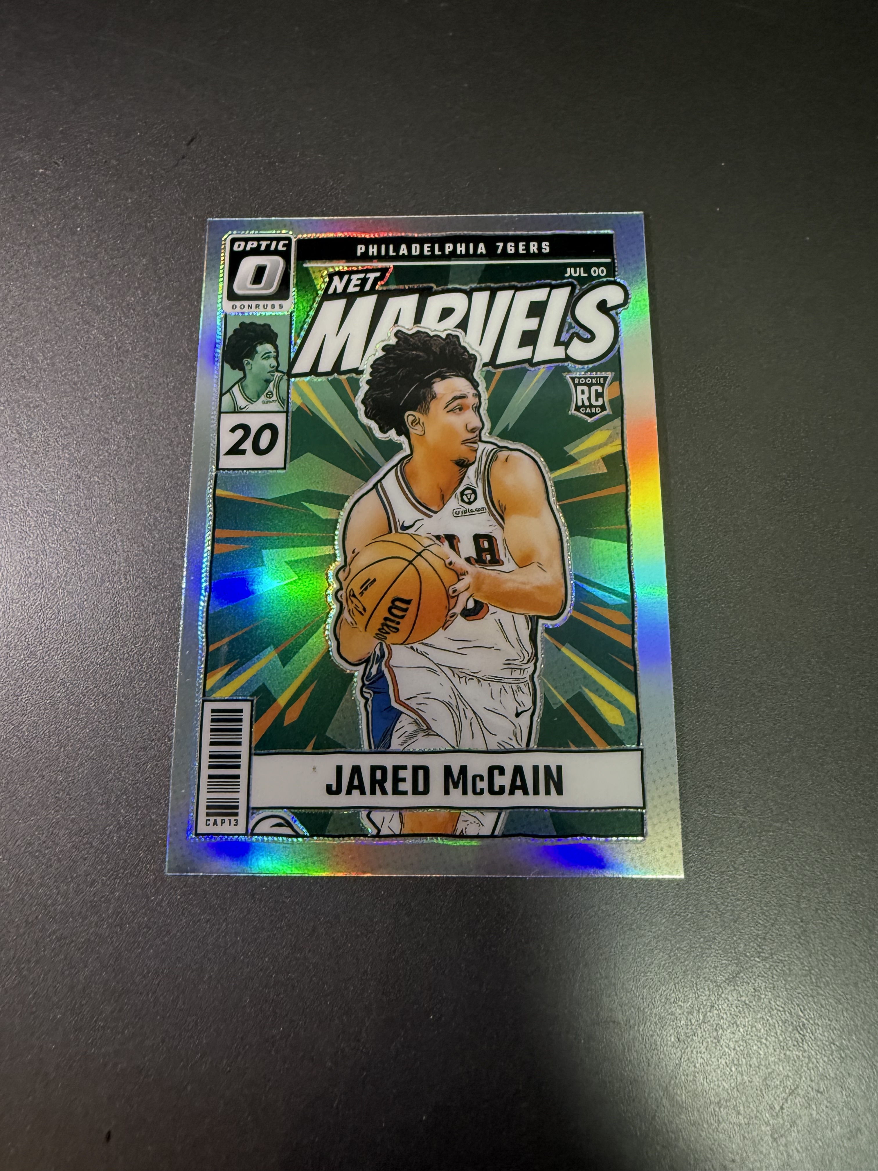 2024-25 Panini Optic Jared McCain RC 麦凯恩 新秀 银折 漫威 魔仙哥 T
