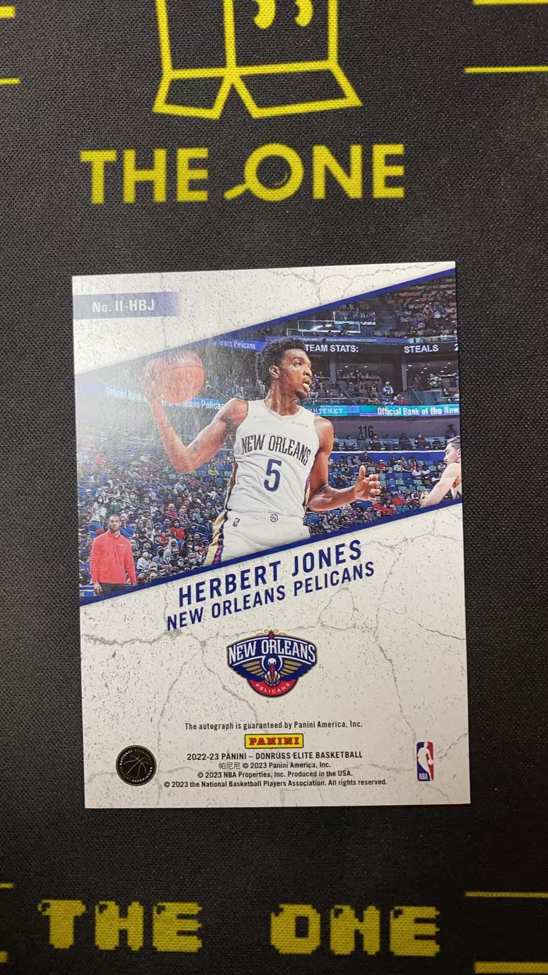 2022-23 Panini Elite Herbert Jones 【TheOne】赫伯特 琼斯 鹈鹕 精英 IMPACT 签字【千羽】