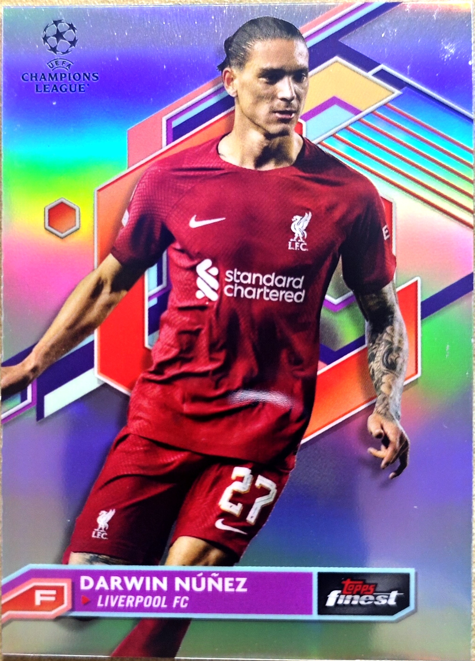 2024 TOPPS Finest Darwin Nunez 达尔文 努涅斯 红军 利物浦