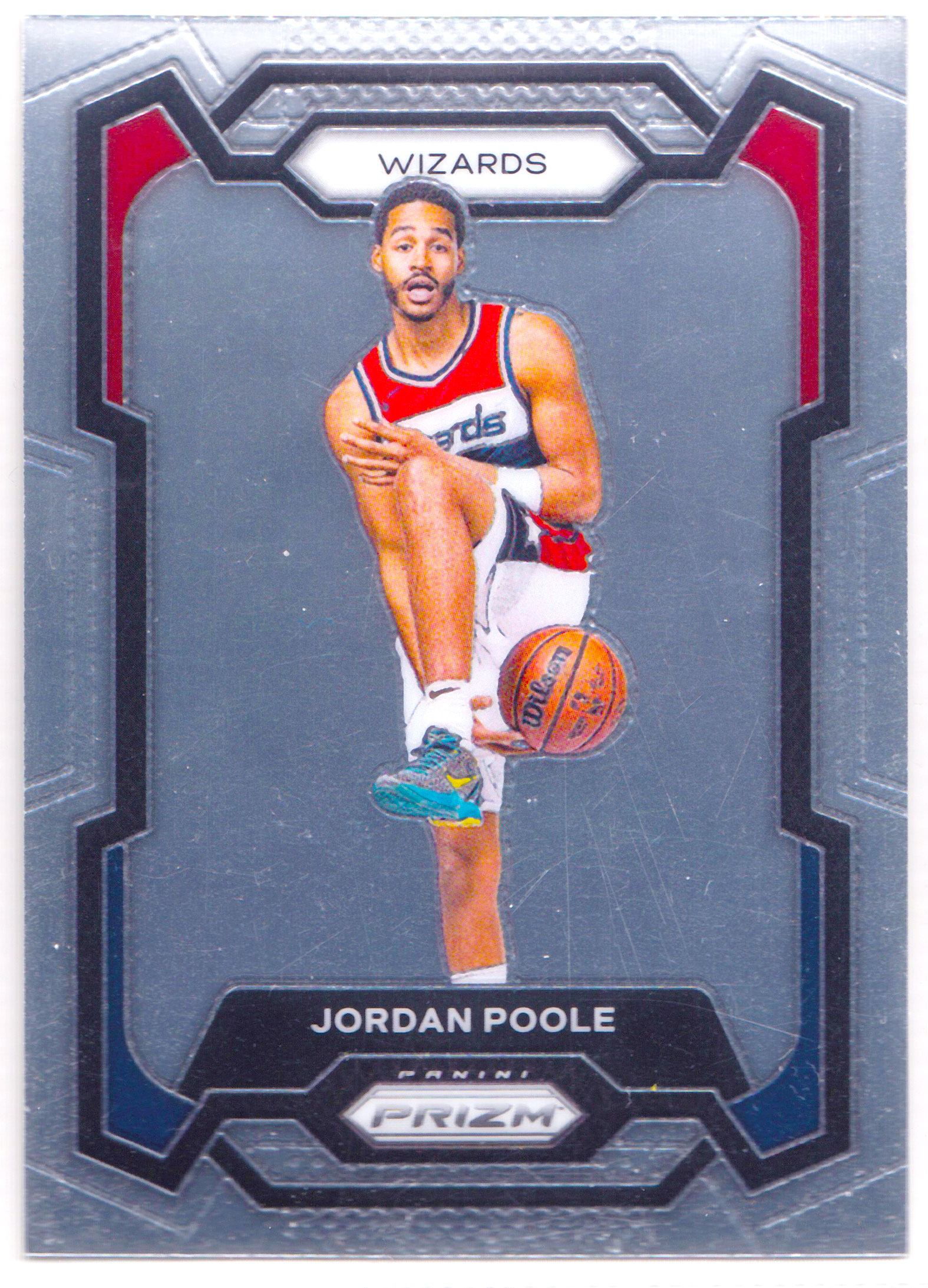 【ABC1 Card Market】2023-24 Panini Prizm Jordan Poole 乔丹 普尔 Washington Wizards 奇才 Base Set 基础卡 #51 PZ10286