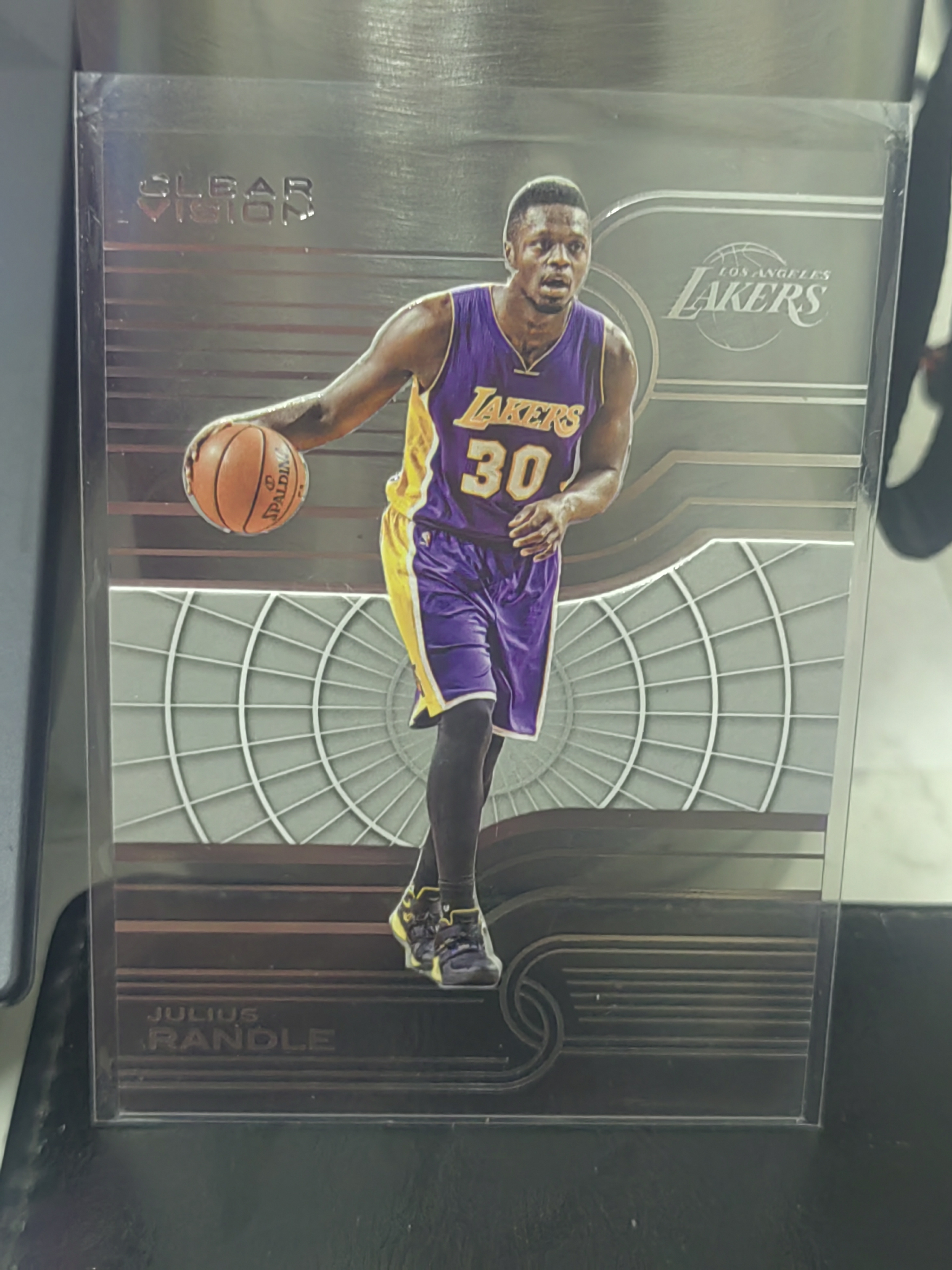 2015-16 Panini Clear Vision Julius Randle 朱利叶斯兰德尔 湖人 胶片 篮 白边白角 不保卡品 卡品如图