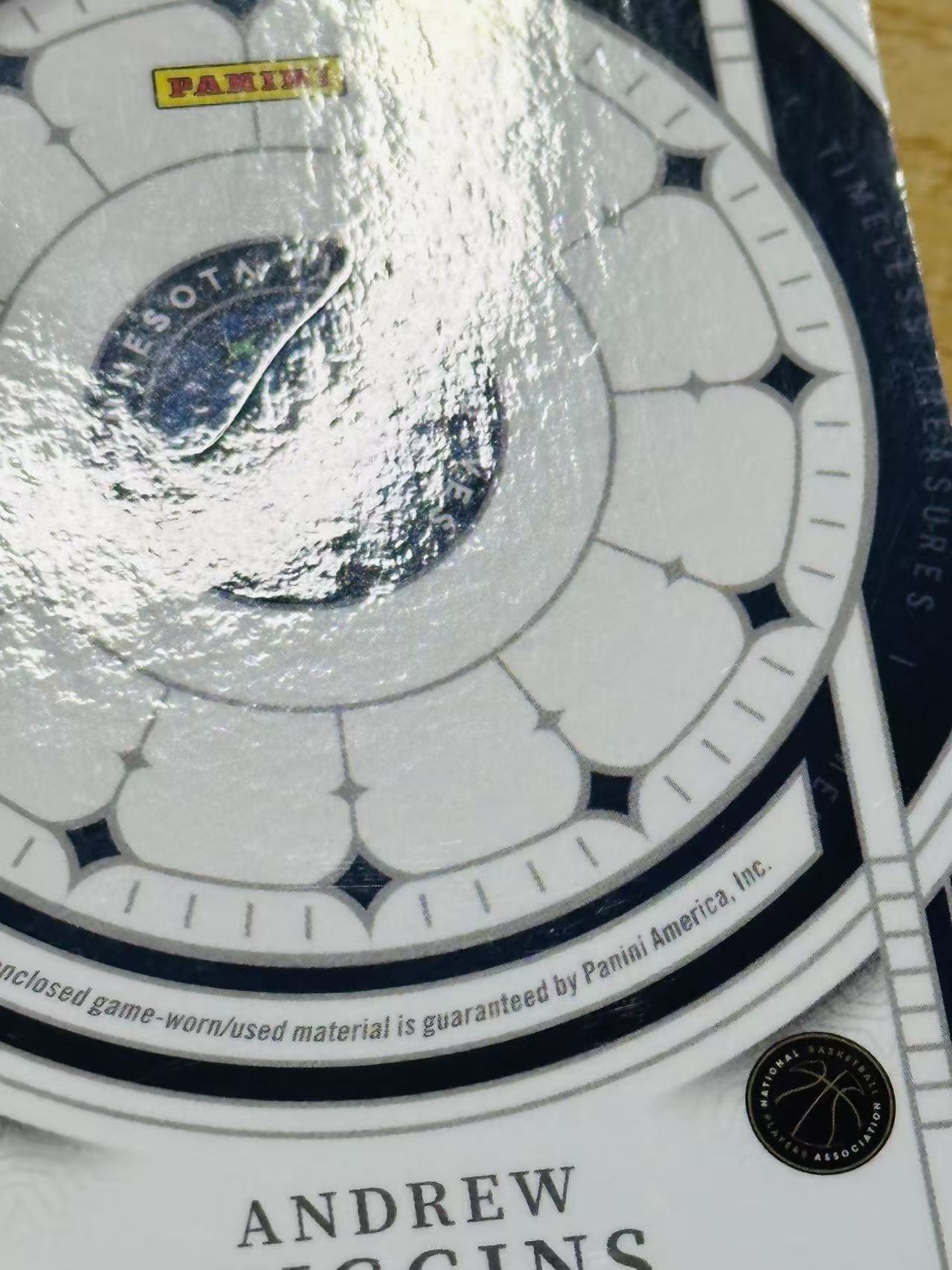 2023-24 Panini National Treasures Andrew Wiggins 嘿嘿代卖 国宝 安德鲁 威金斯 维金斯 球衣 物料 Patch 25编 森林狼 闪版 嘴哥 收藏必备
