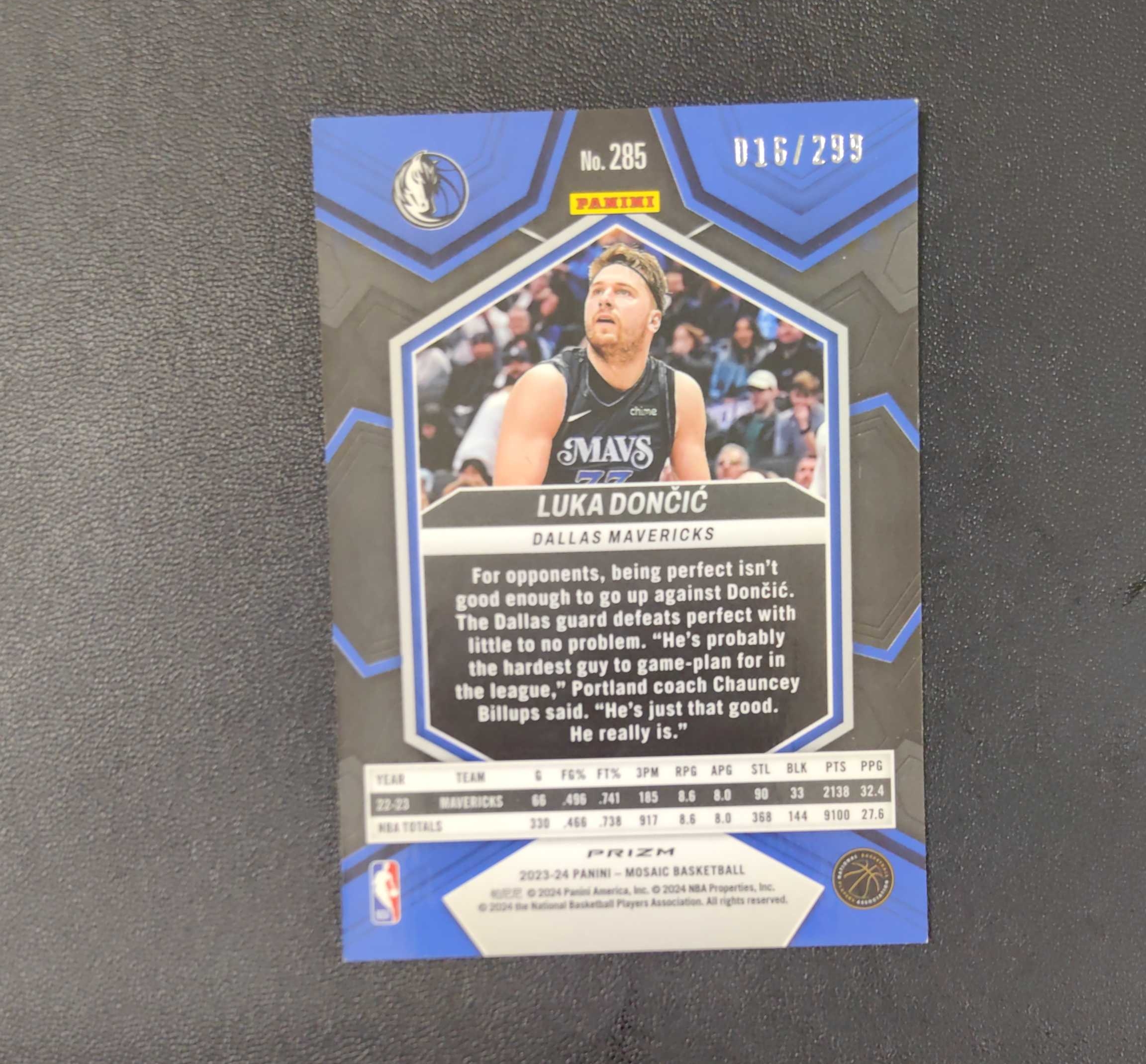 2023-24 Panini Mosaic 马赛克 独行侠 湖人 Doncic 卢卡 东契奇 红熔岩折 299编 sga 库里 文班亚马 詹姆斯 多张再拍