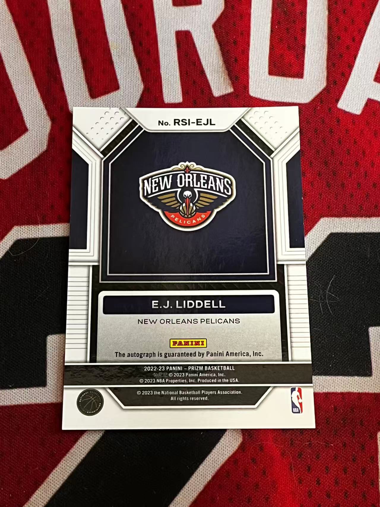 【接寄拍费率低至5%含卡淘手续费】2022-23 PANINI PRIZM PZ系列 鹈鹕 新秀RC EJ利德尔 签字卡 正新秀签字卡 专收凑套必备【烂臭嘴拍卖】