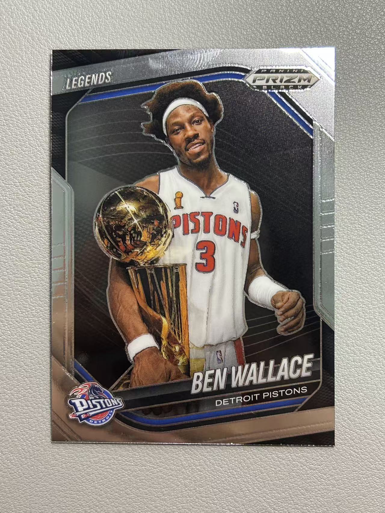 【阿泽代卖】2024-25 Panini Prizm Black Ben Wallace 活塞 本 华莱士 捧杯选图 base 卡品如图 介意勿拍-郑总