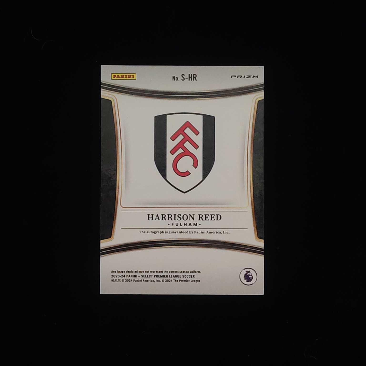 2023-24 Panini Select Harrison Reed 英超 富勒姆 哈里森 里德 银折 签字 卡品如图 收藏必备 【才来-柱】