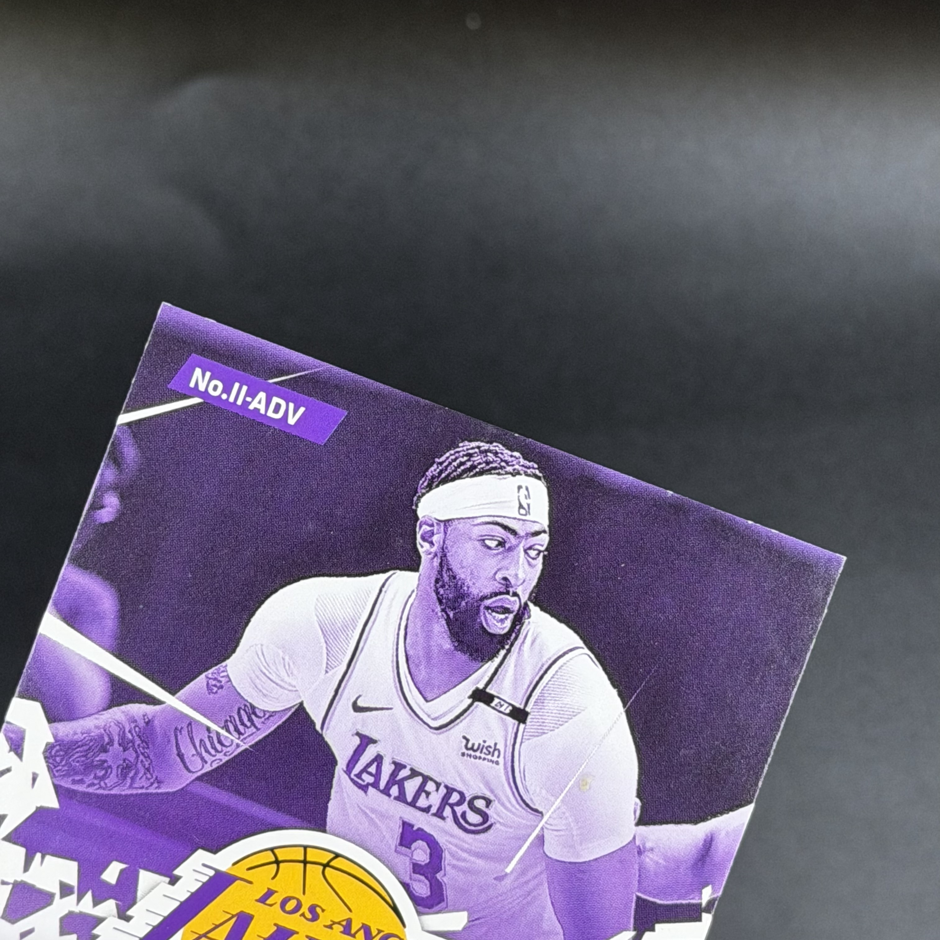 【浩冉拍卖】2021-22 Panini Elite 篮球精英 Anthony Davis 安东尼 戴维斯 卡签 签字 7/10编 金折 低编 Impact签 湖人 浓眉 瑕疵三四 #奶茶#