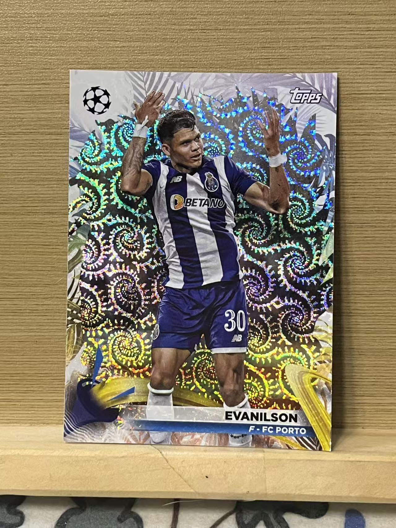 2024 Topps Chrome evanilson 埃万尼尔松 波尔图 巴西狂欢 桑巴折 欧冠 银折 实卡精美 收藏必备 LZL1